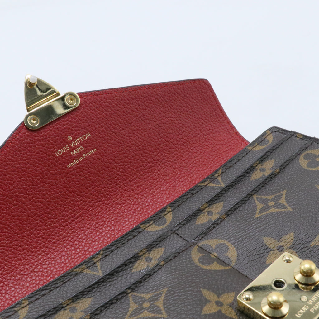Pallas Wallet Monogram Canvas and Calf Leather