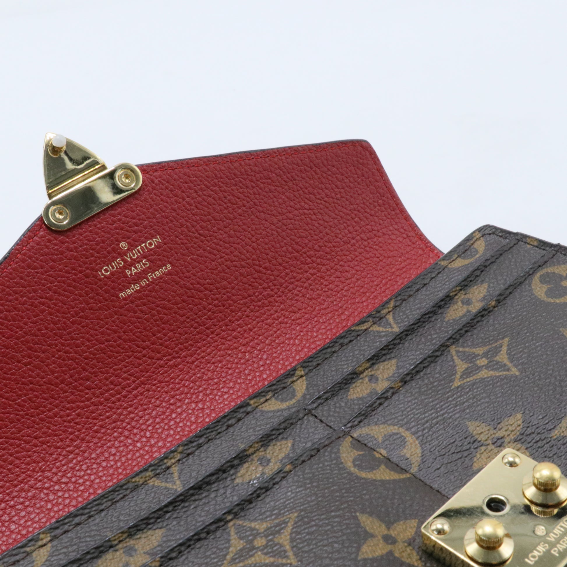 Pallas Wallet Monogram Canvas and Calf Leather