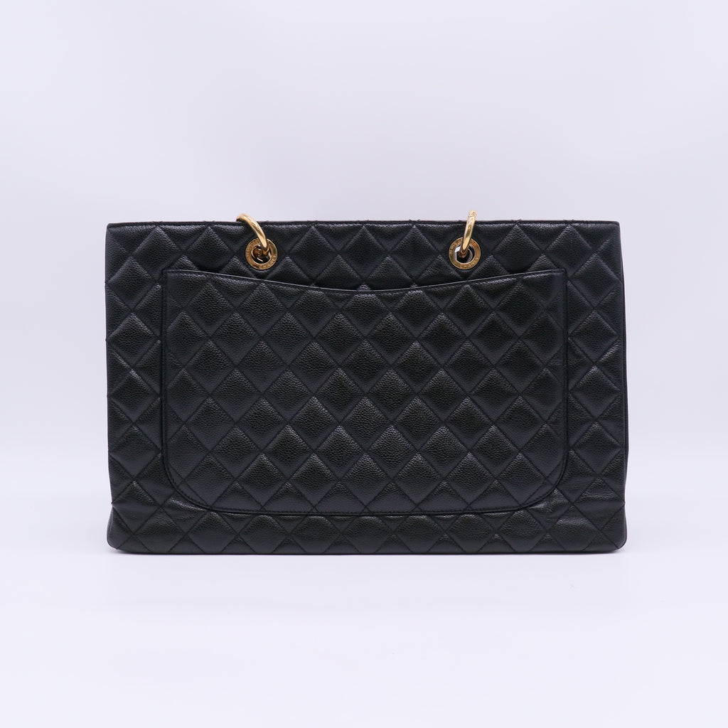 Chanel Caviar Quilted Grand Shopping Tote B23571