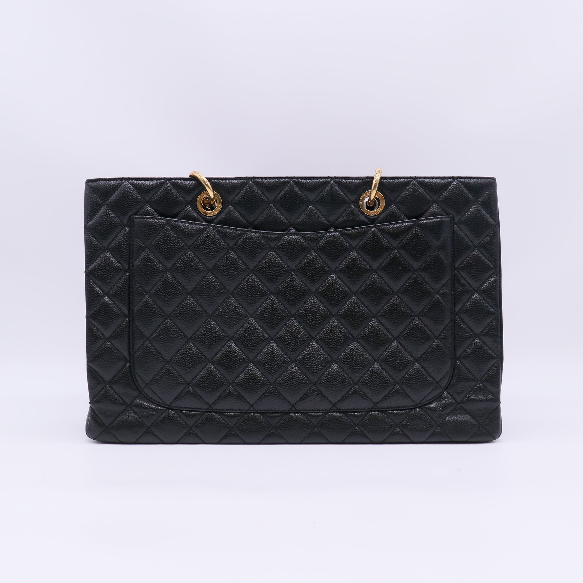 Chanel Caviar Quilted Grand Shopping Tote B23571