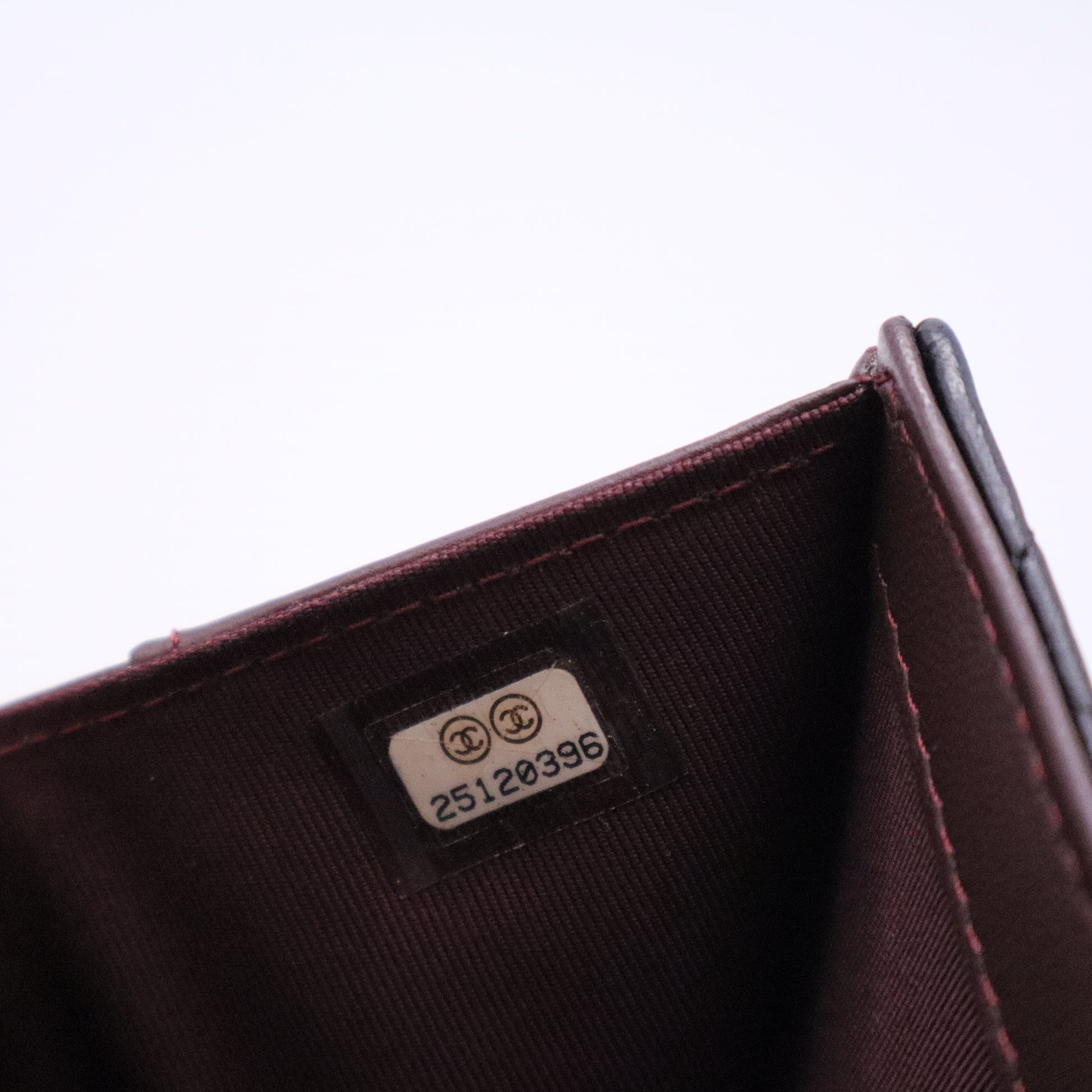 Caviar Quilted Flap Card Holder Wallet