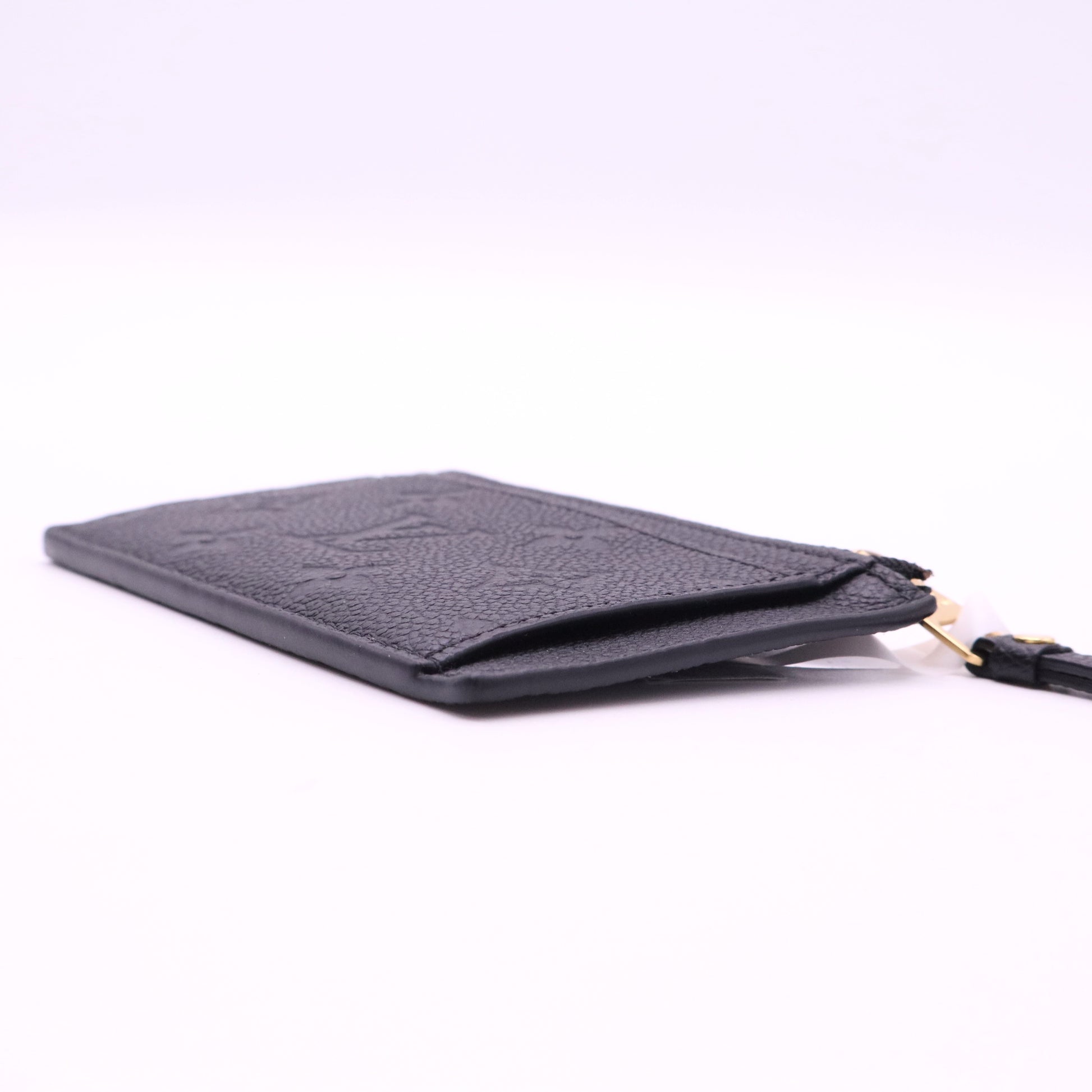 Zipped Card Holder NM Monogram Empreinte Leather Twins