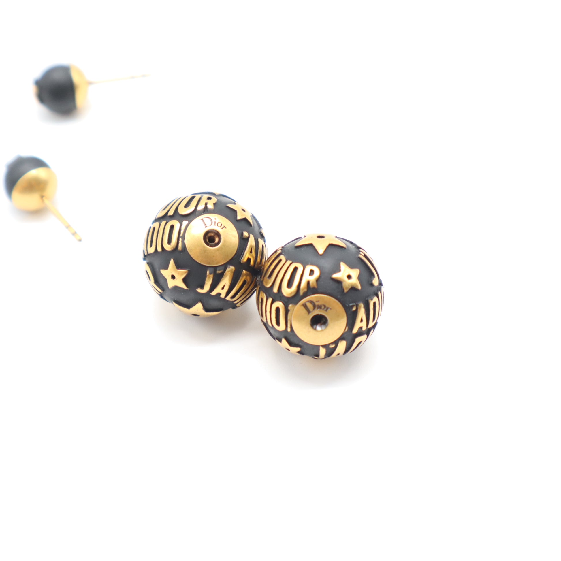 Christian Dior Tribales J'Adior Star Motif Double Pearl Earrings W21608