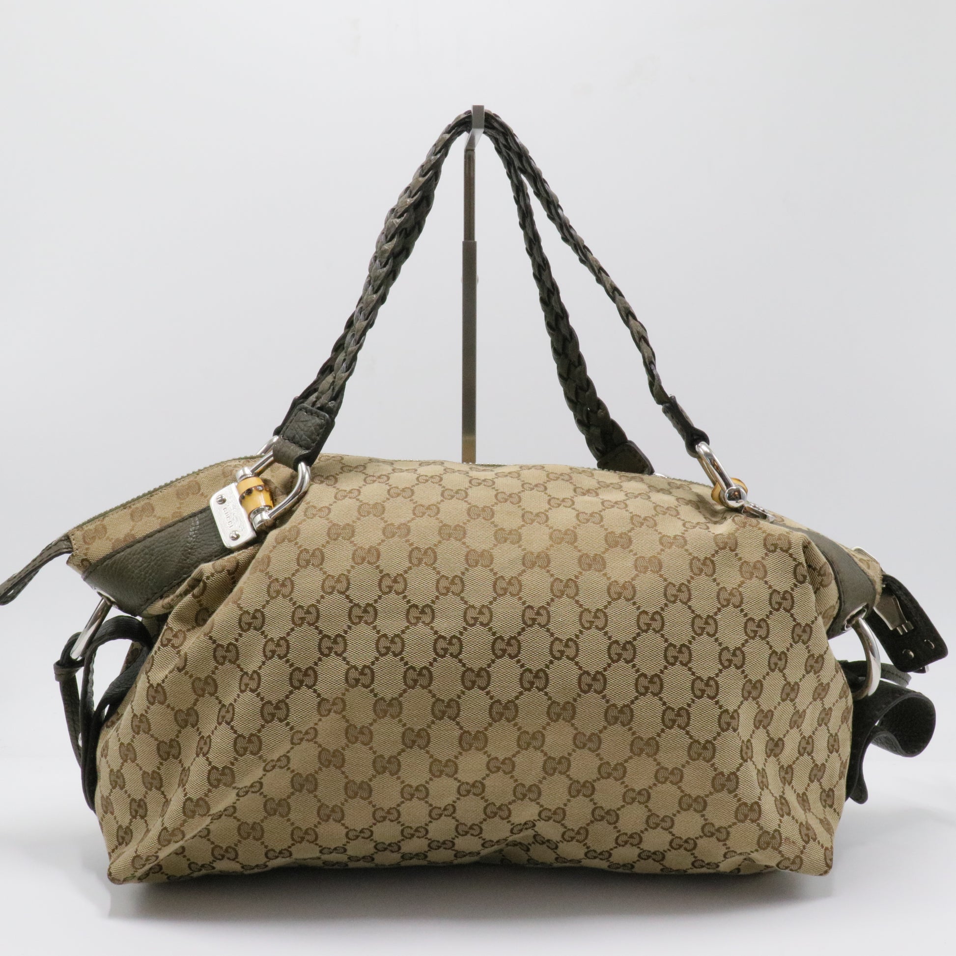 Bamboo Bar Shoulder Bag GG Canvas Medium
