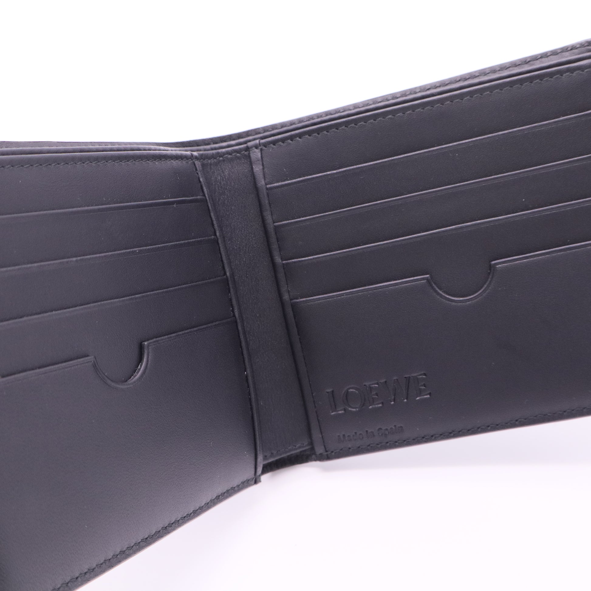 Linen Anagram Bifold Wallet twins