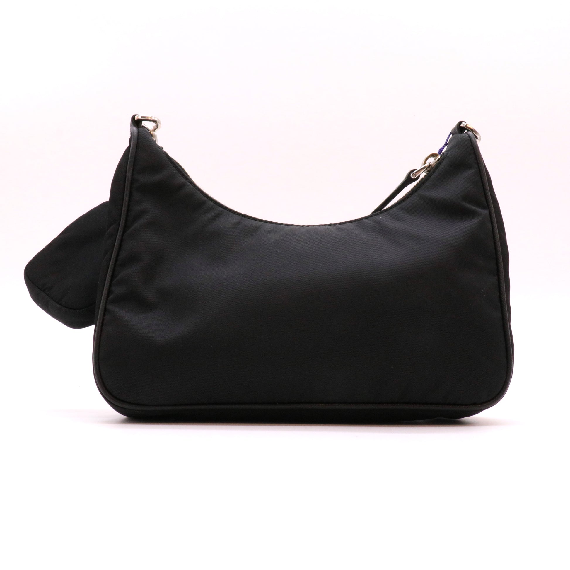Black Tessuto Nylon 2005 Re-Edition Shoulder Bag twins