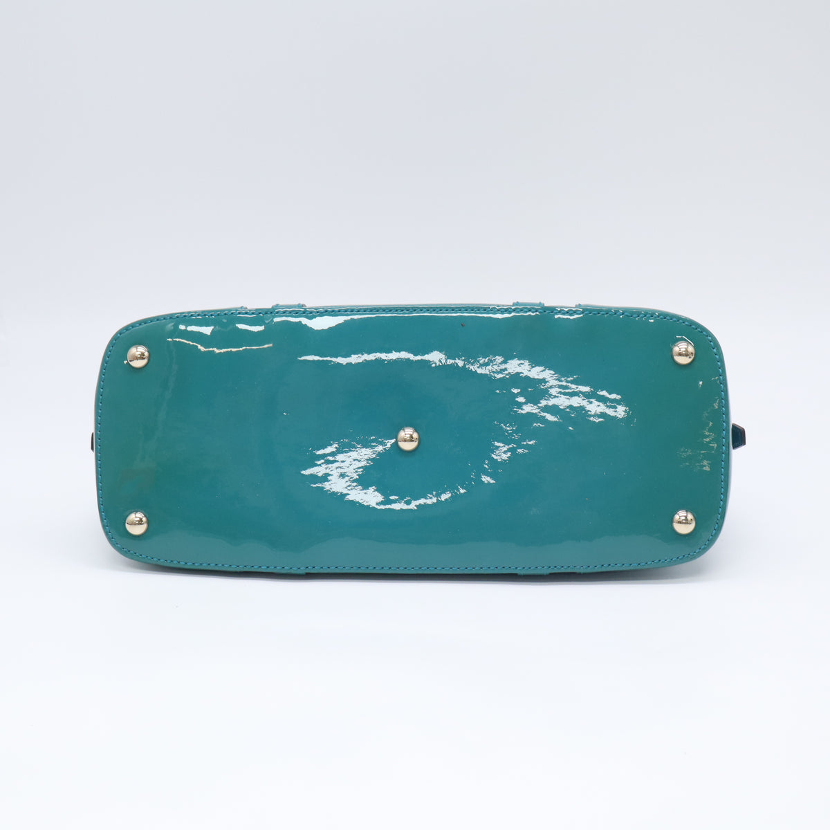 Microguccissima Patent Leather Nice Dome Satchel B23947