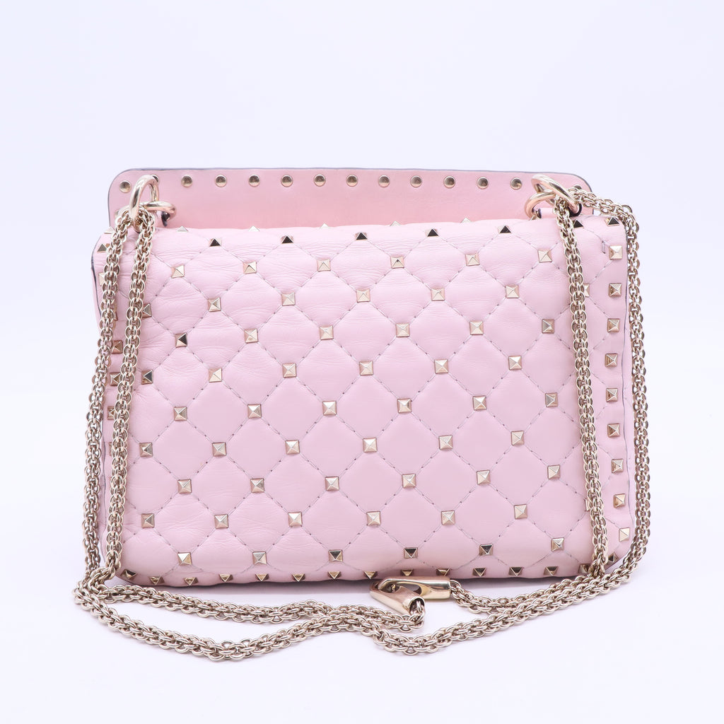 Rockstud Spike Flap Bag Quilted Leather Medium