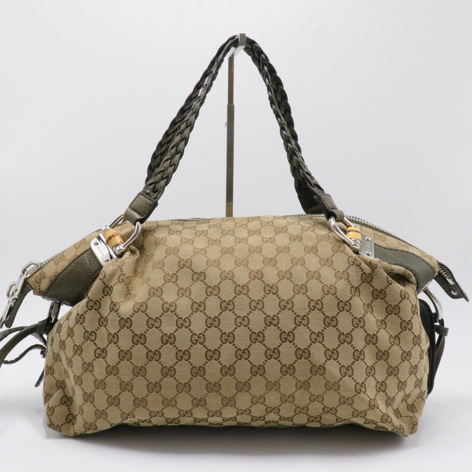 Bamboo Bar Shoulder Bag GG Canvas Medium
