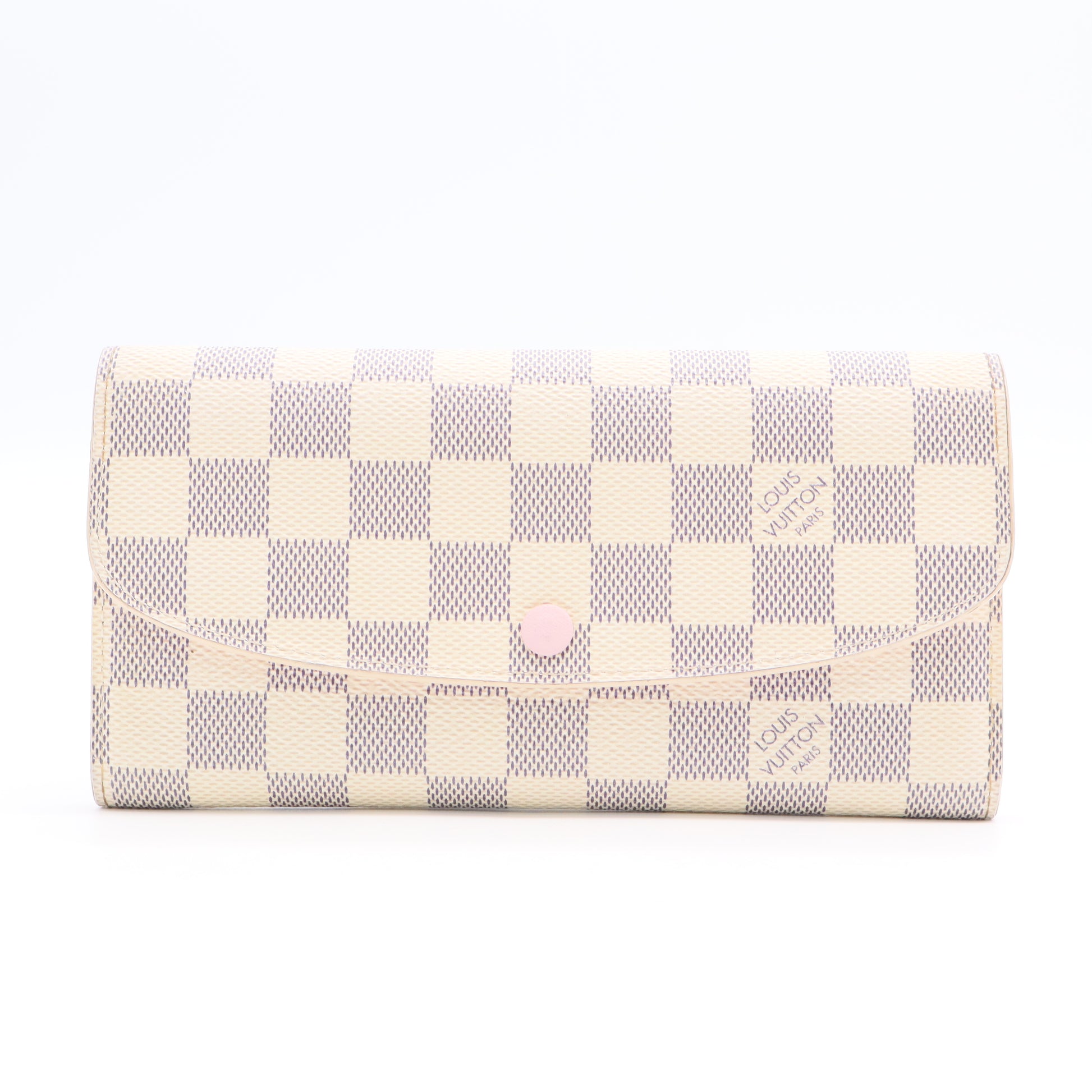 Portefeuille Long Emily Damier Azur wallet Twins LDJ3044