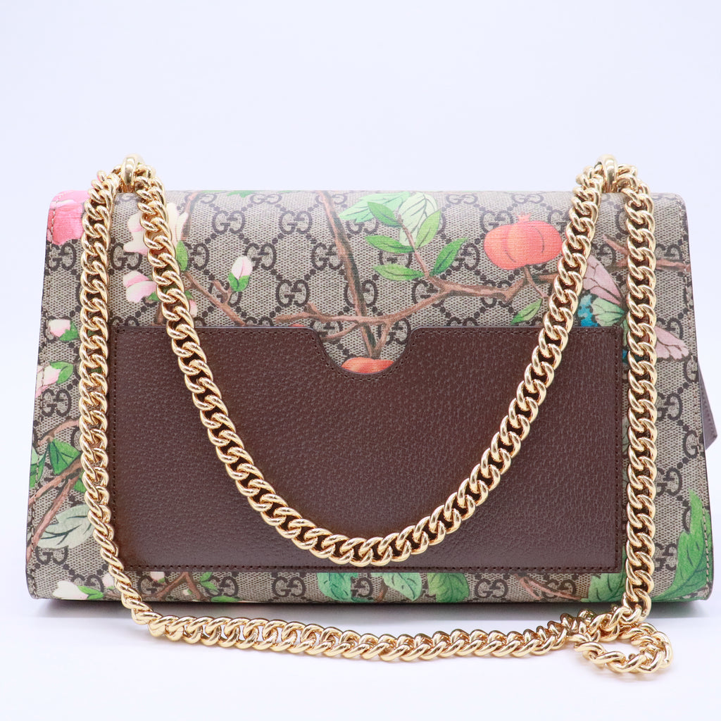 Padlock Shoulder Bag Tian Print GG Coated Canvas Medium