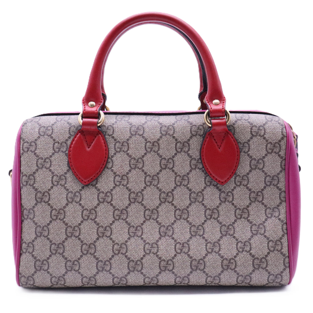GUCCI Monogram Kingsnake Heart Embroidered