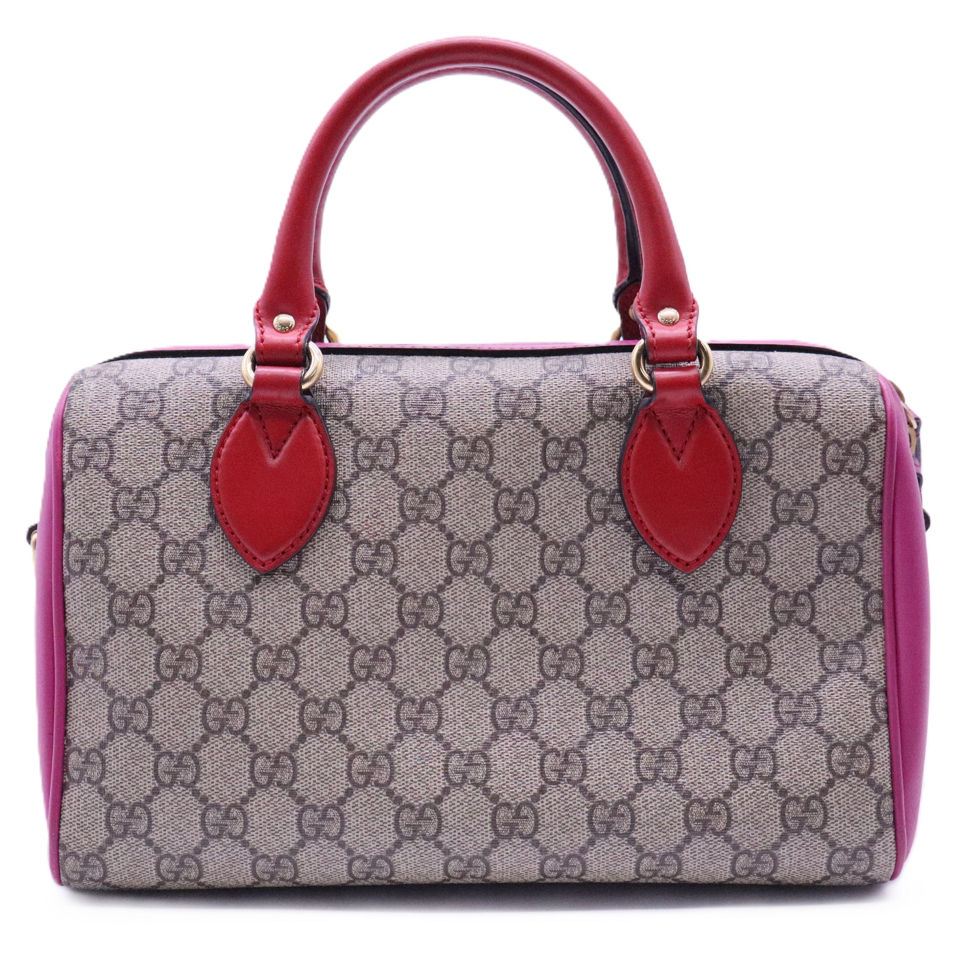 GUCCI Monogram Kingsnake Heart Embroidered