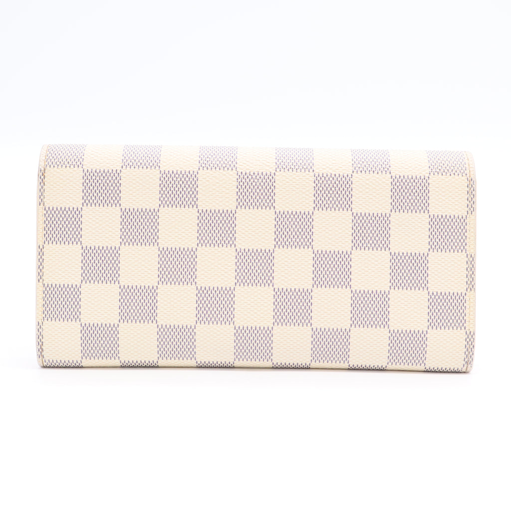 Portefeuille Long Emily Damier Azur wallet Twins LDJ3044