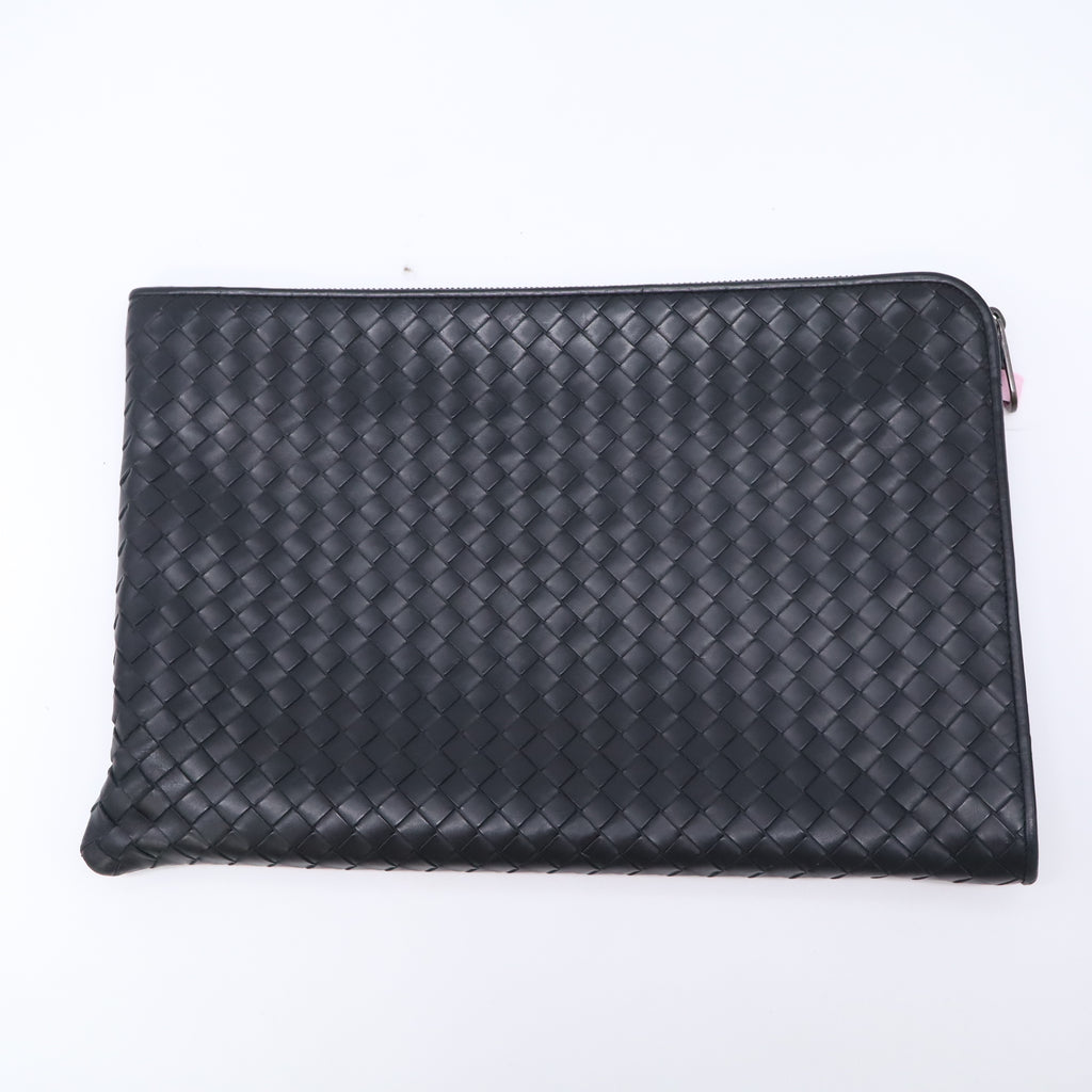 Bottega Veneta Intrecciato Nappa Leather Document Case / Flat Pouch twins LDJ5766