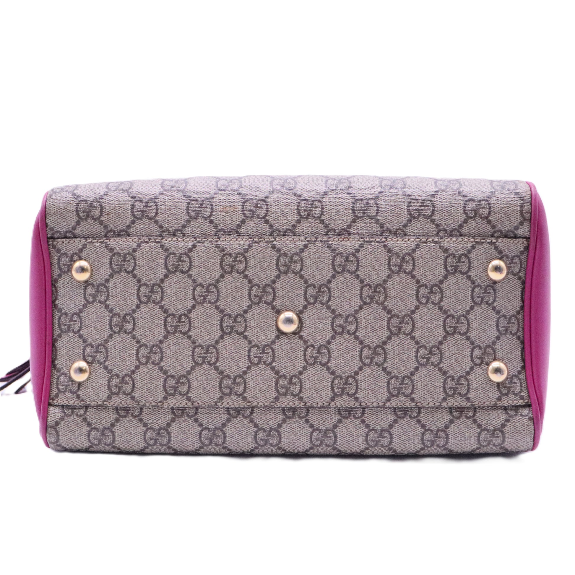 GUCCI Monogram Kingsnake Heart Embroidered