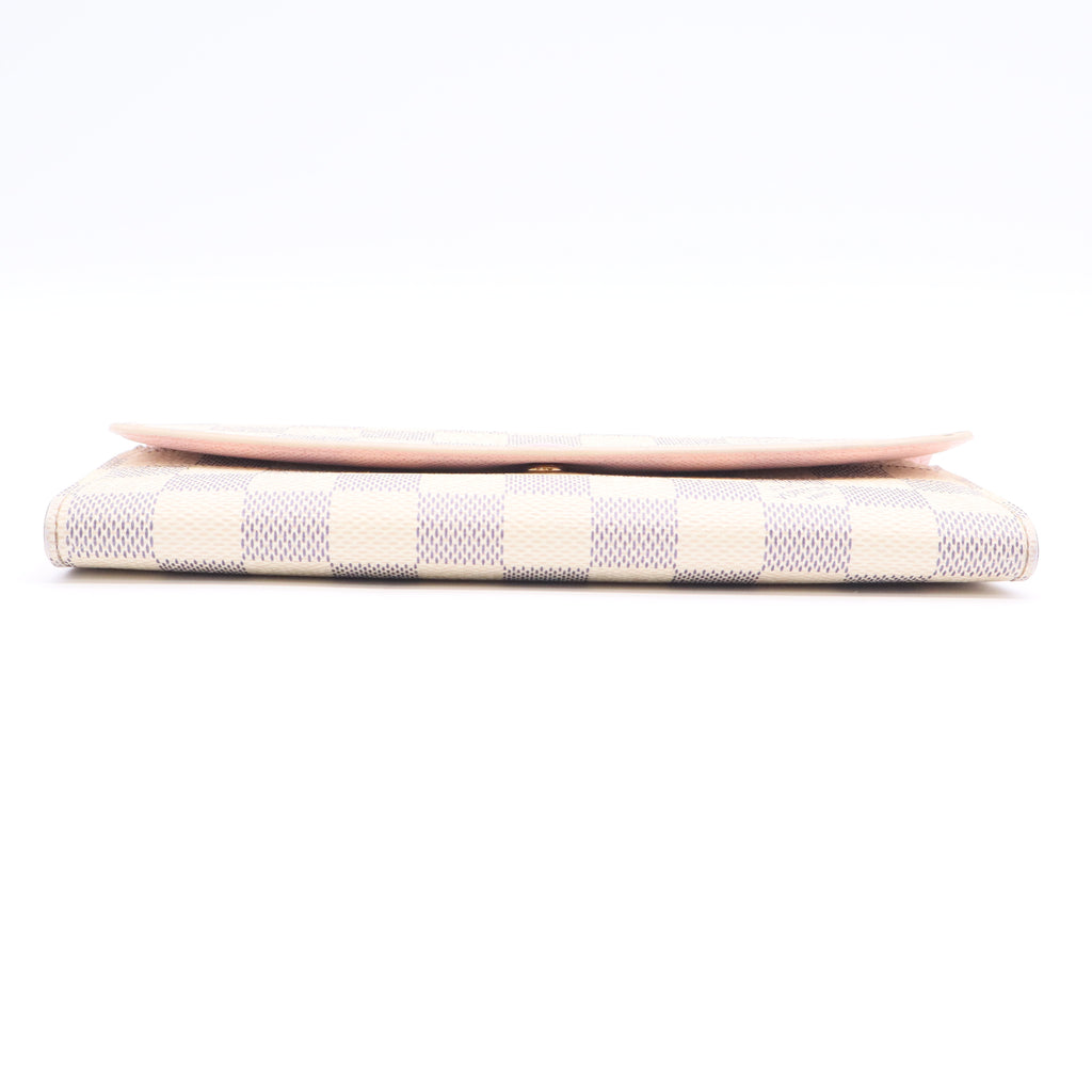 Portefeuille Long Emily Damier Azur wallet Twins LDJ3044