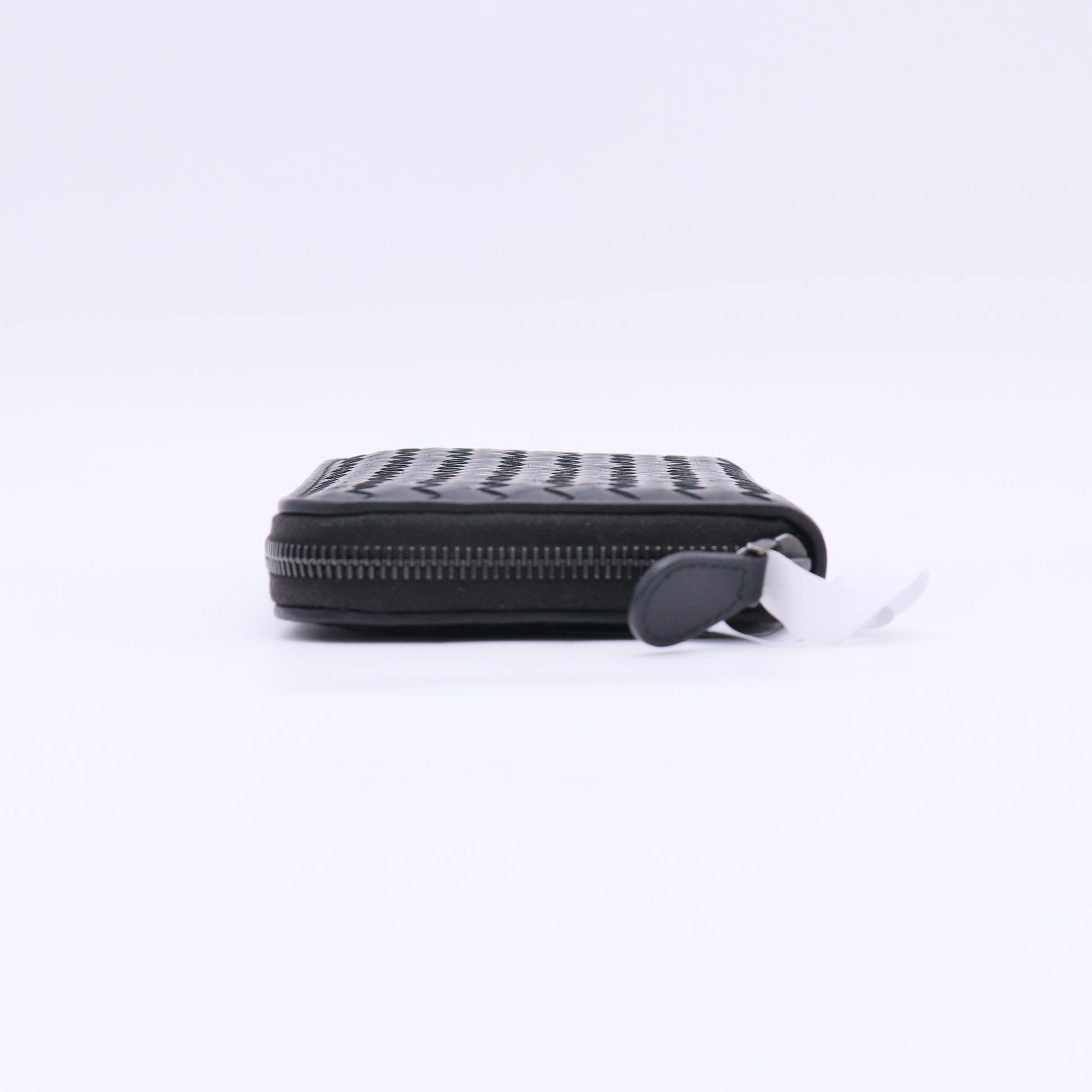 Bottega Veneta Intrecciato Zip-Around Long Wallet in Black W23071
