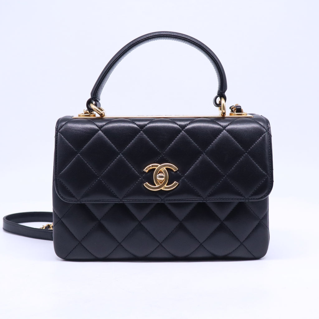 Small Trendy CC Dual Handle Flap Bag B21146