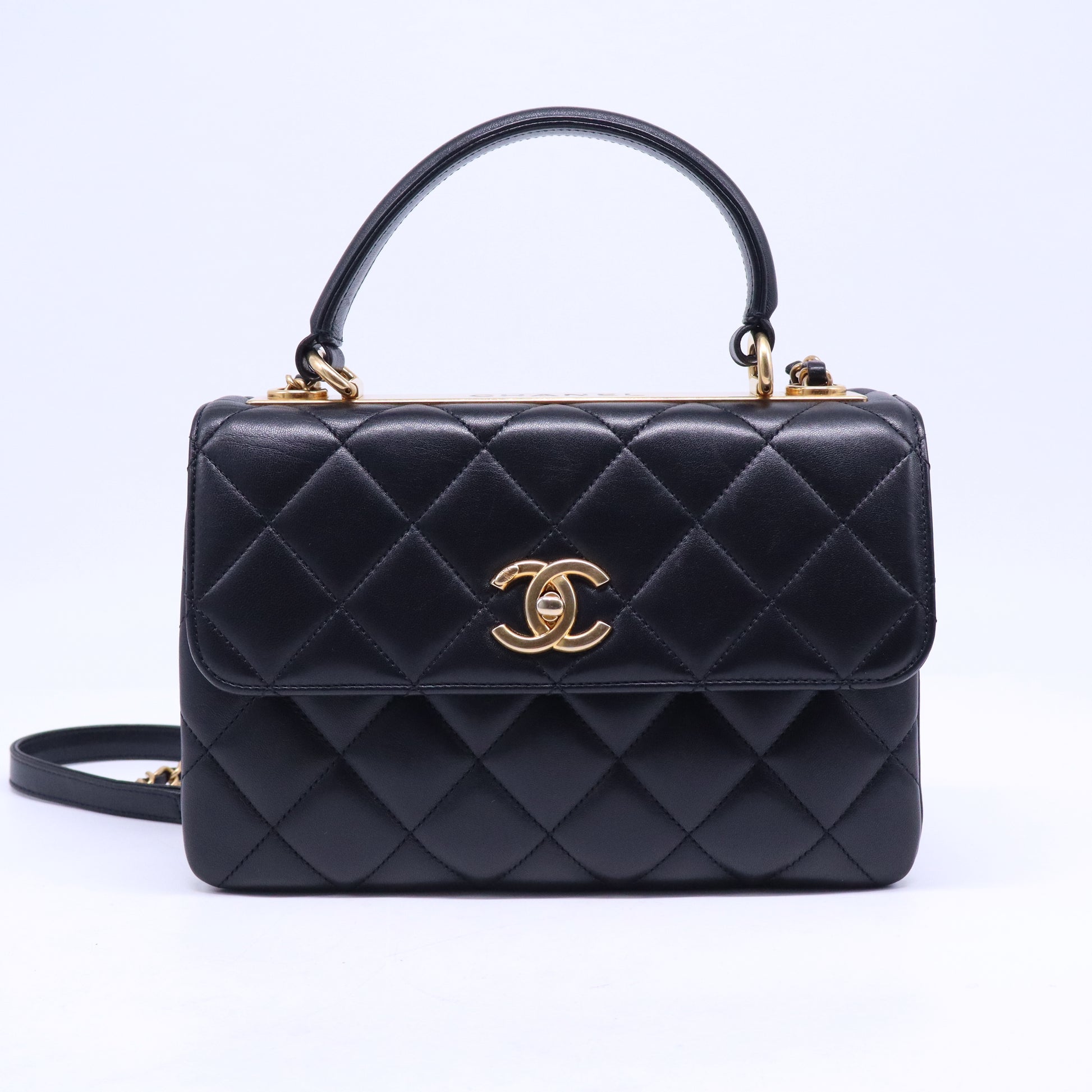 Small Trendy CC Dual Handle Flap Bag B21146