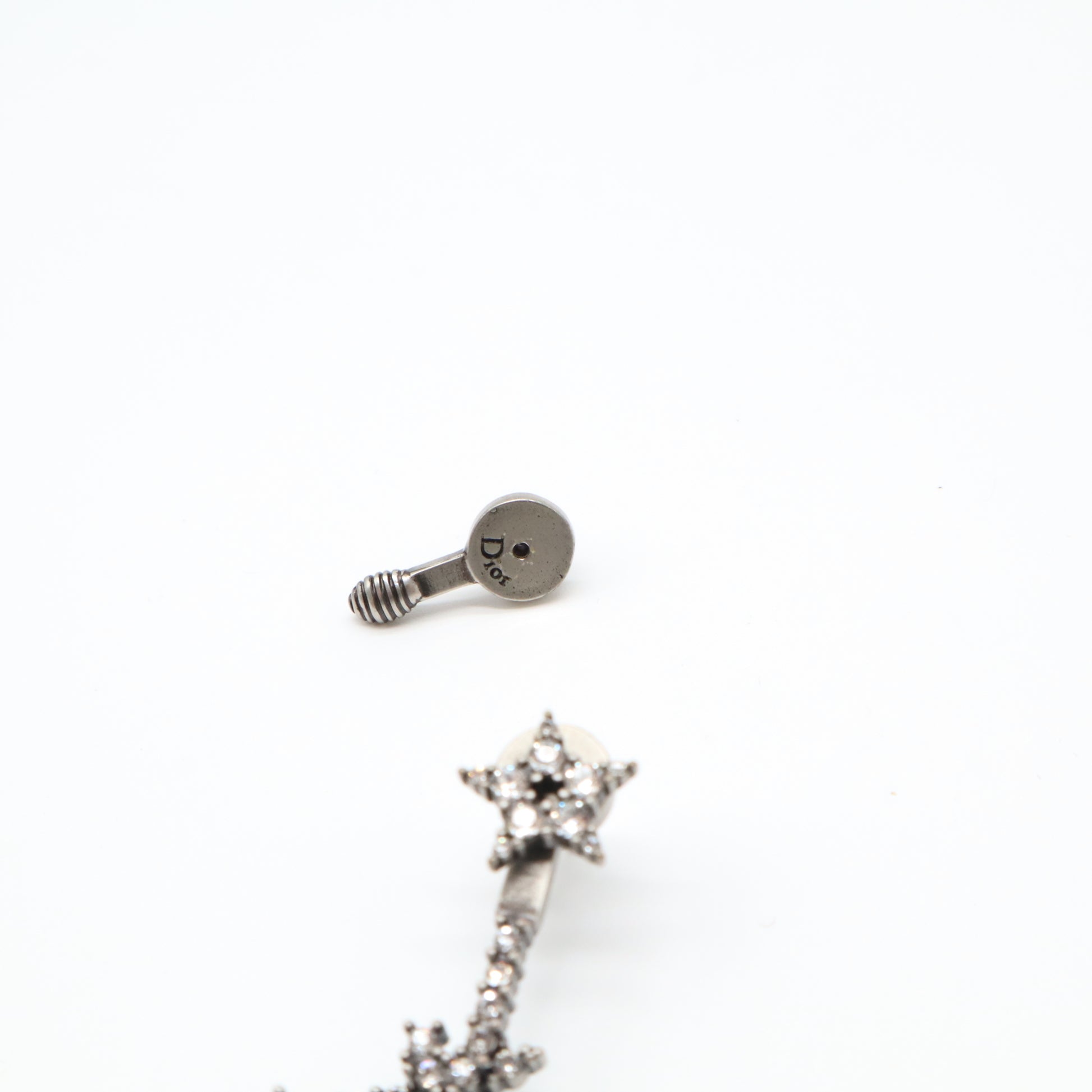 Christian Dior J'Adior Asymmetrical Crystal Star & Bee Earrings W21592