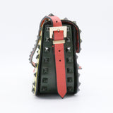 Rockstud Flip Lock Flap Bag Leather Mini