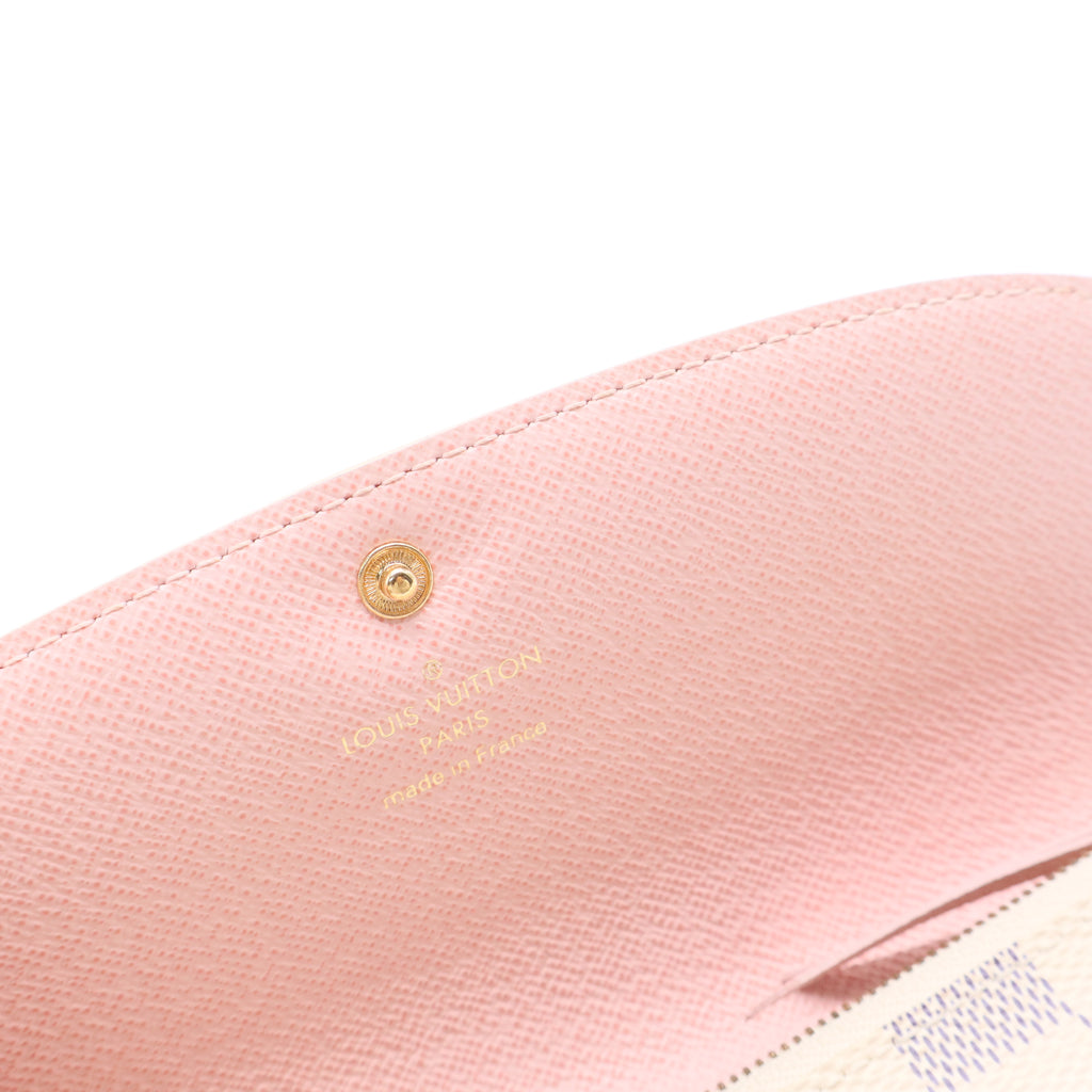 Portefeuille Long Emily Damier Azur wallet Twins LDJ3044