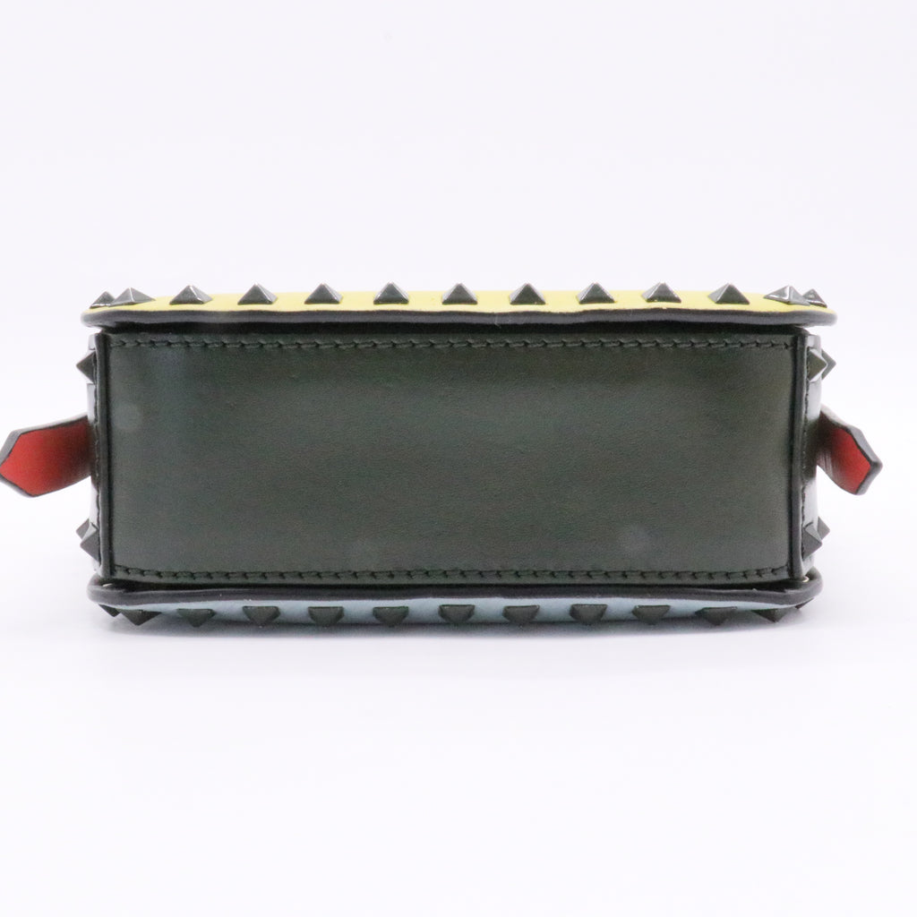 Rockstud Flip Lock Flap Bag Leather Mini