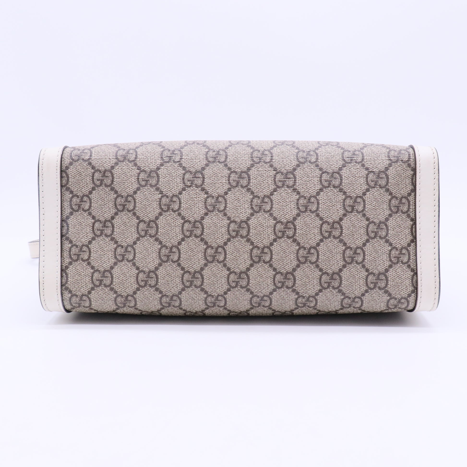 Padlock Chain Tote GG Coated Canvas Small