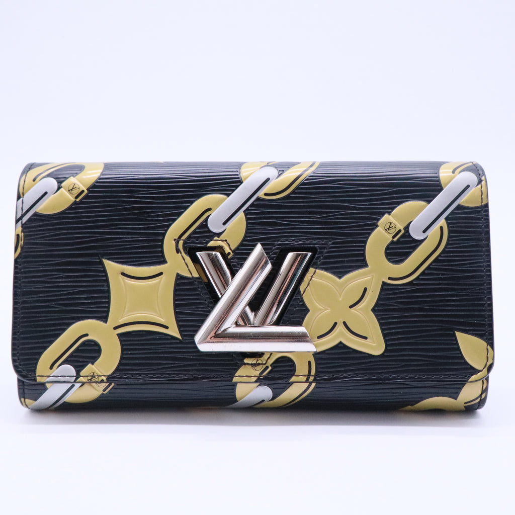 Epi Flower Chain Twist Chain Wallet Gisel