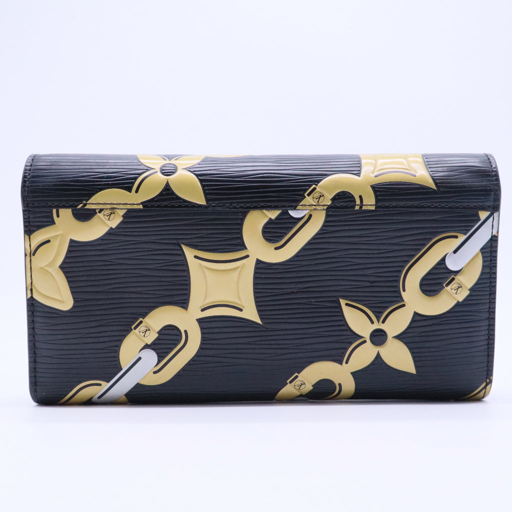 Epi Flower Chain Twist Chain Wallet Gisel