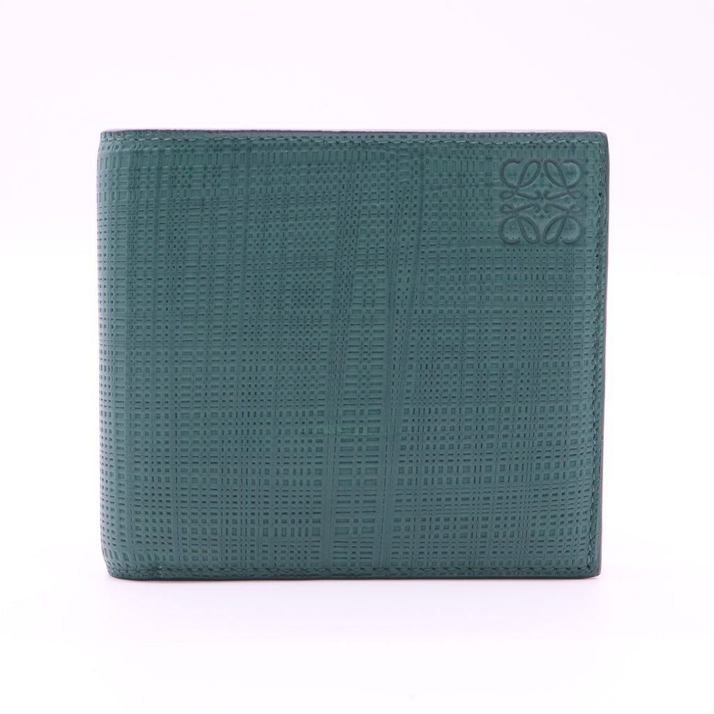 Linen Anagram Bifold Wallet twins