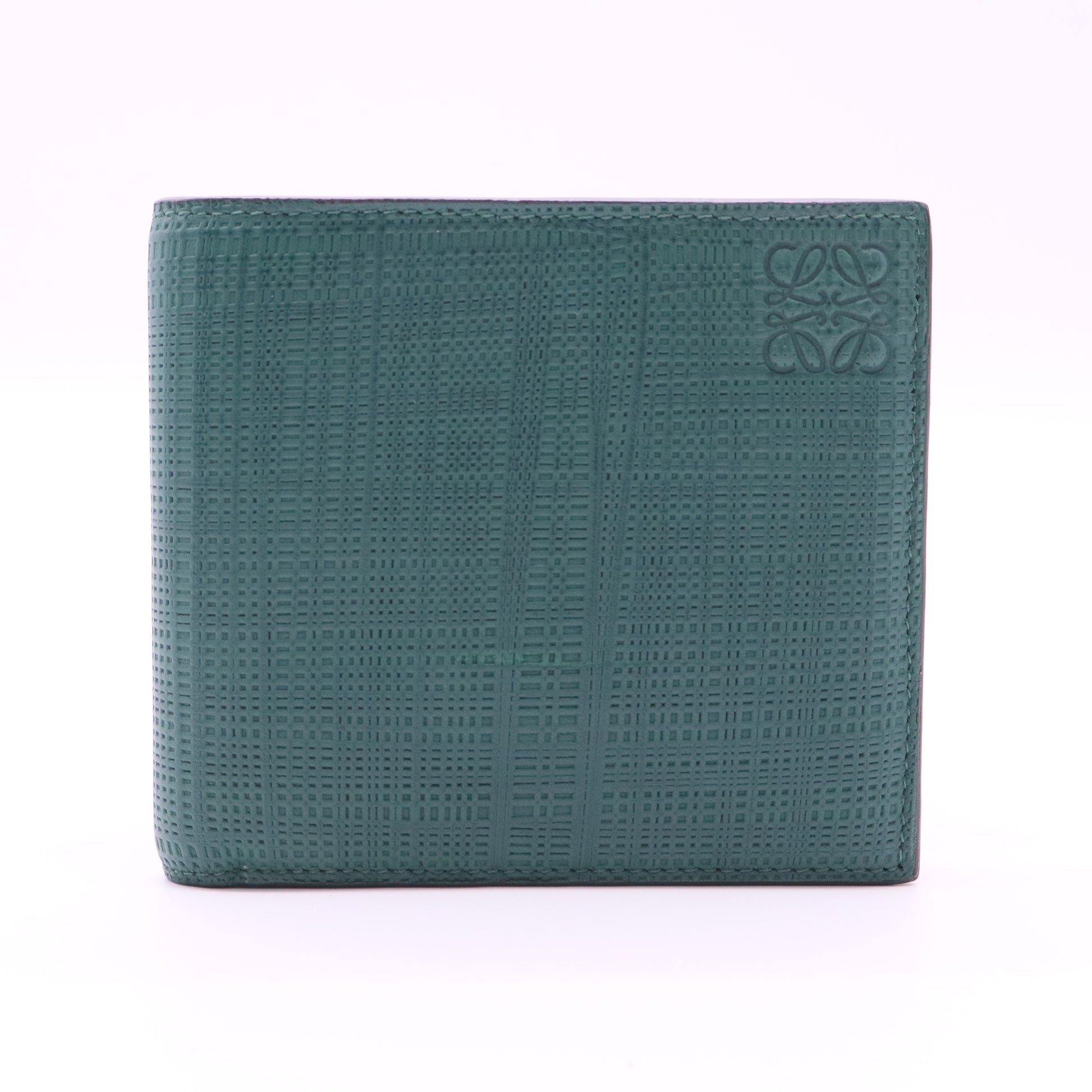 Linen Anagram Bifold Wallet twins