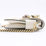 Animalier Broadway Bow Flap Bag Embellished Leather Mini