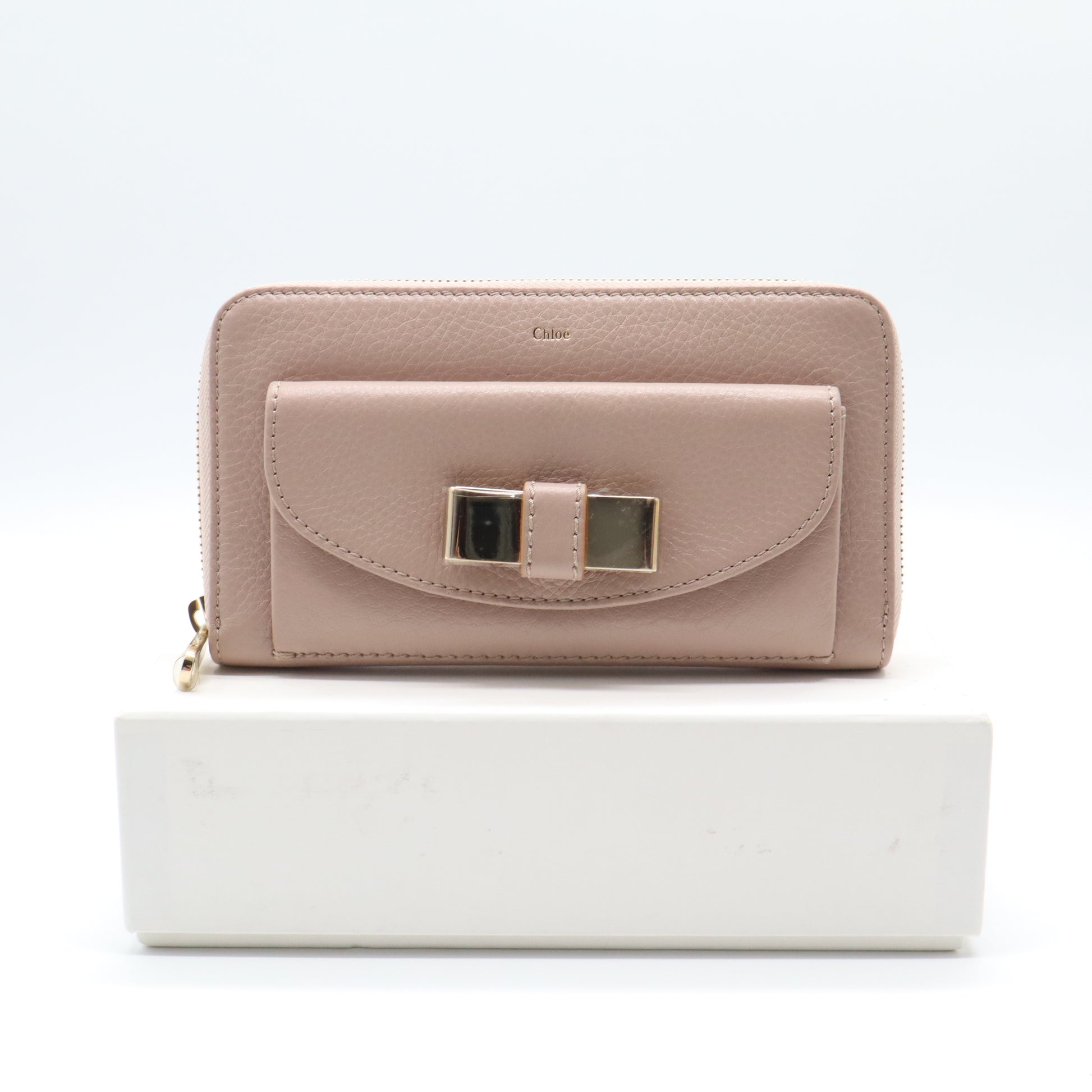 Chloe Lily Leather Zip Around Continental Wallet W21603