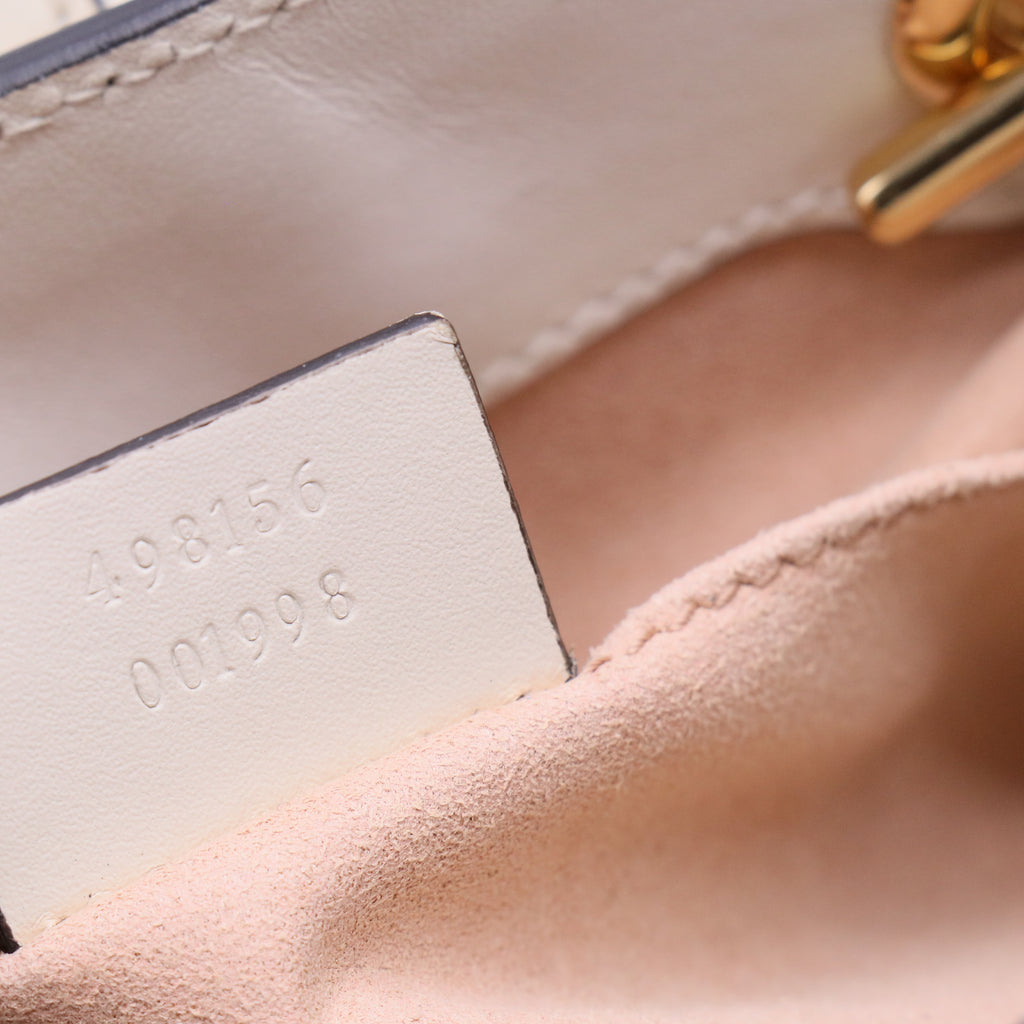 Padlock Chain Tote GG Coated Canvas Small