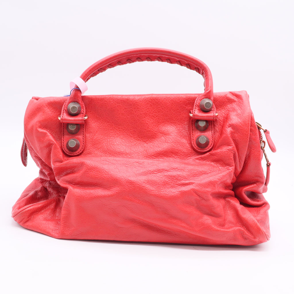 Giant Studs Bag Leather City Bag Twins LDJ3045