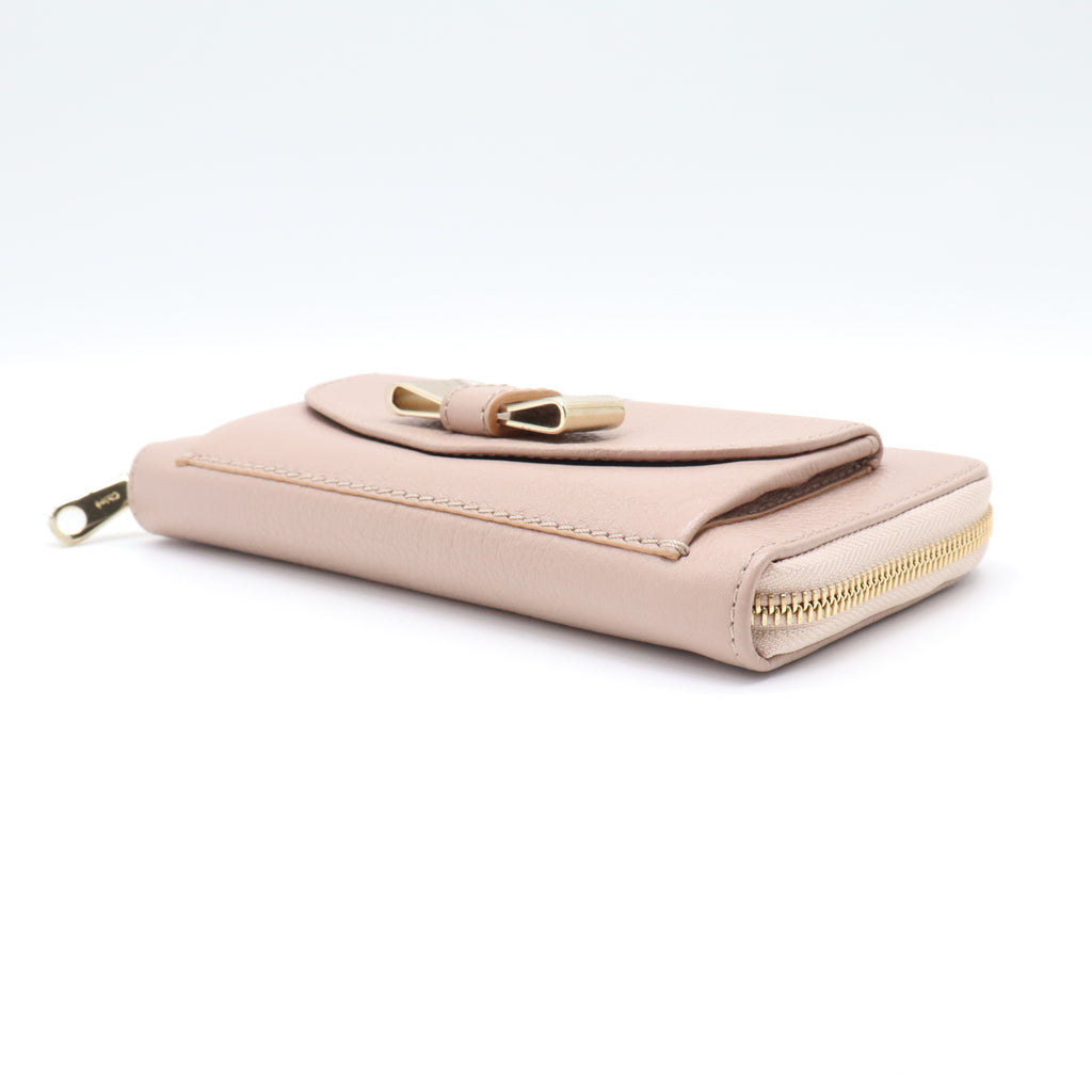 Chloe Lily Leather Zip Around Continental Wallet W21603