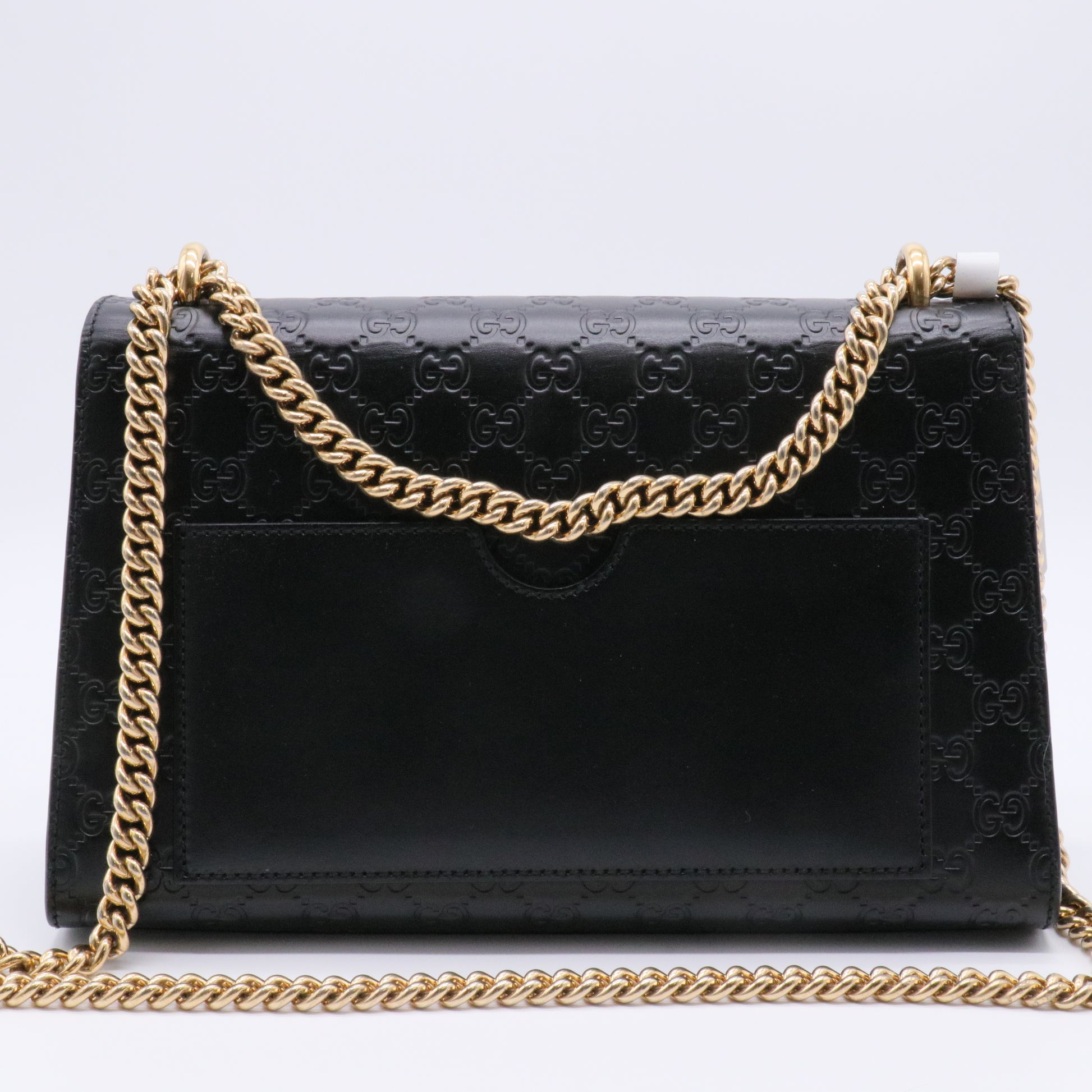 Padlock Shoulder Bag Guccissima Leather Medium Twins