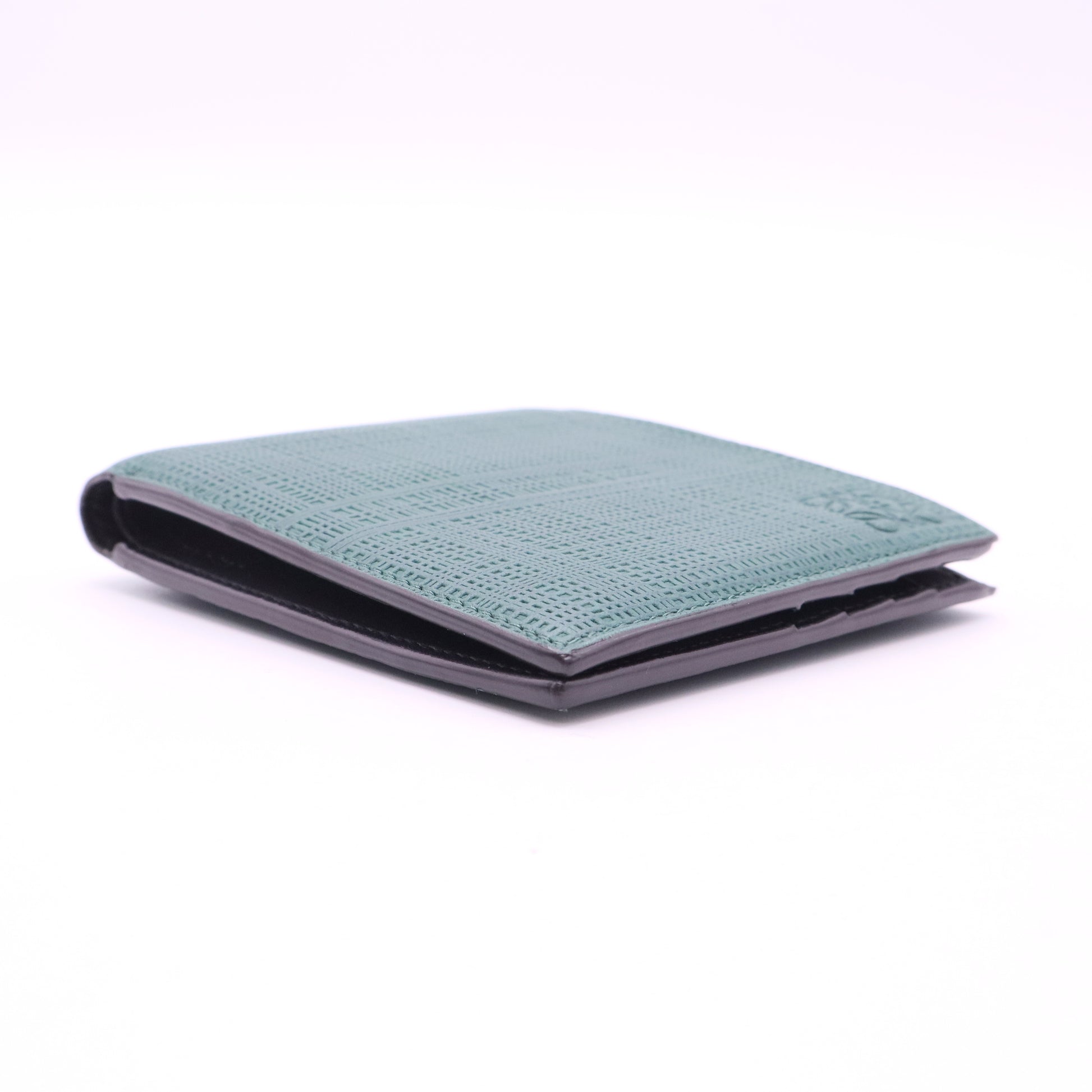 Linen Anagram Bifold Wallet twins