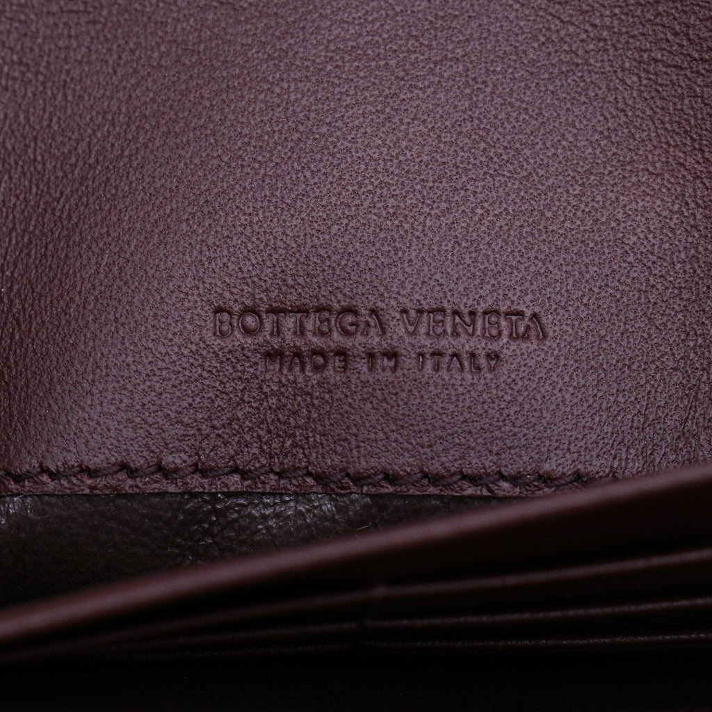 Bottega Veneta Intrecciato Nappa Continental Flap Wallet W23073