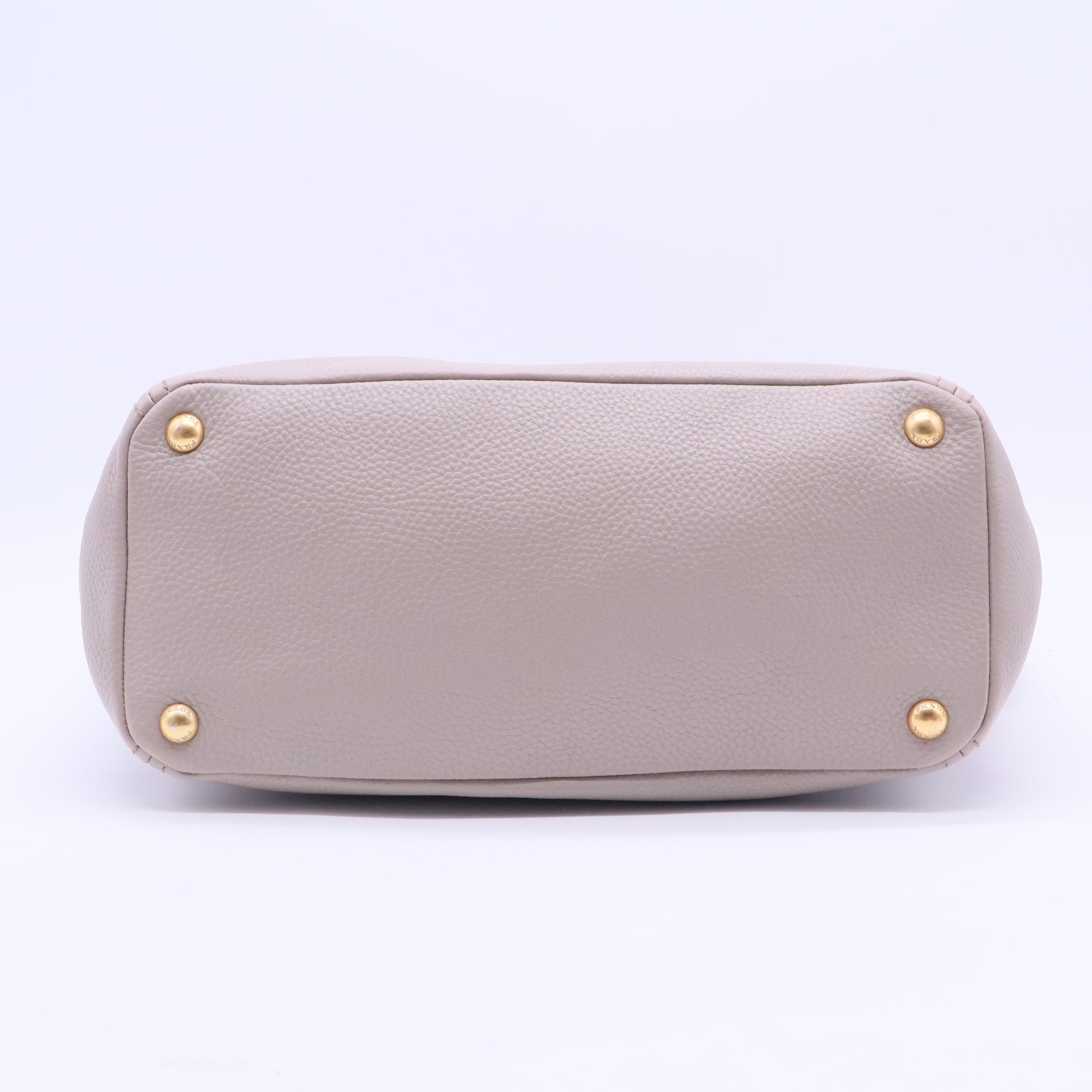 Grey Leather 2Way Tote Bag B20235