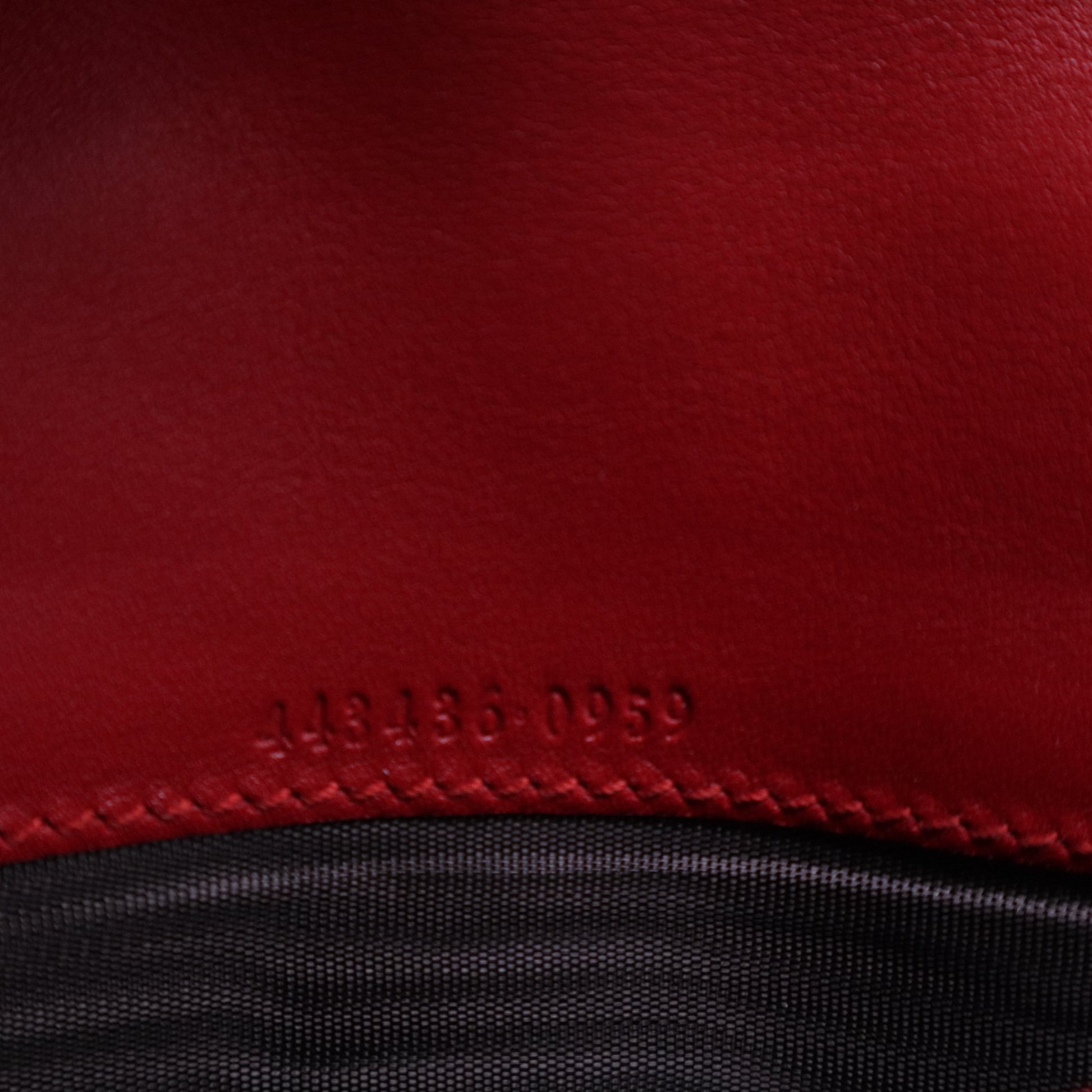 GG Marmont Continental Wallet in Red Soft Leather W20357