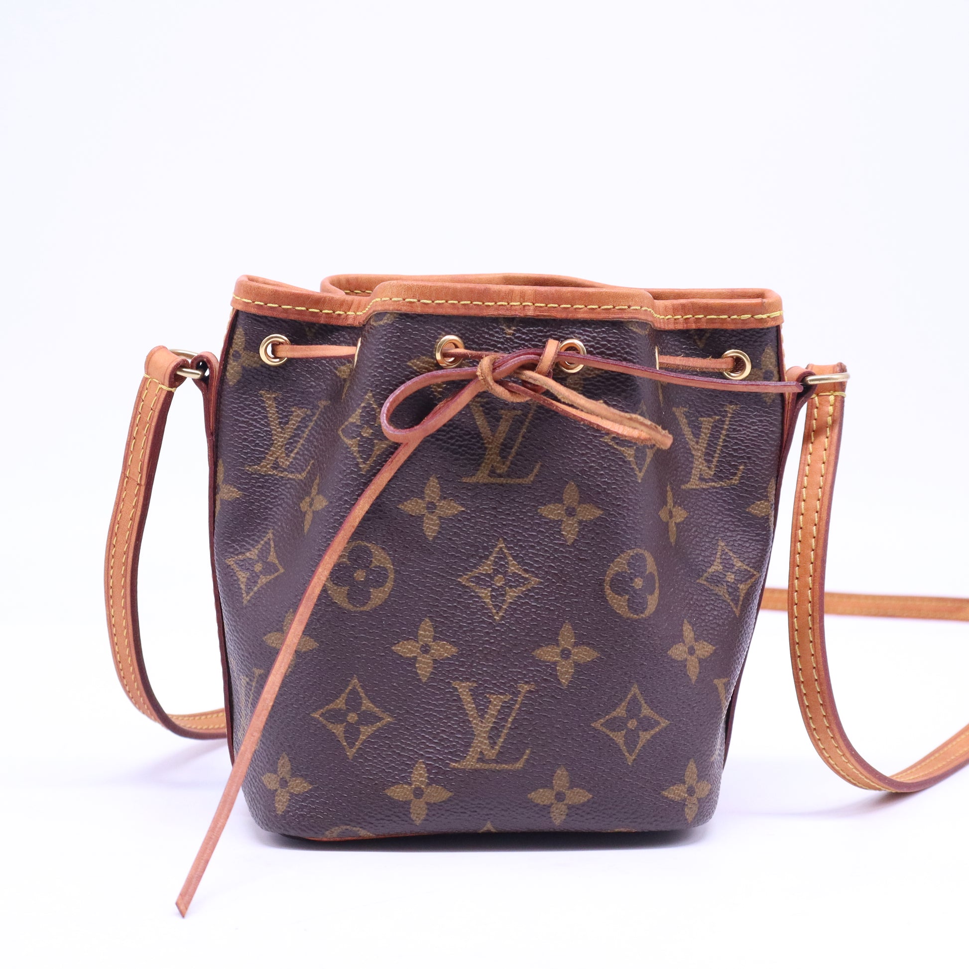 Noe Handbag Monogram Canvas Nano B21045