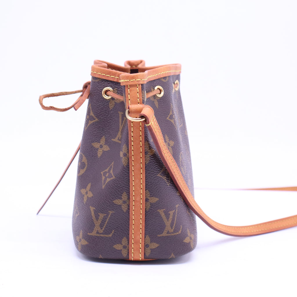 Noe Handbag Monogram Canvas Nano B21045