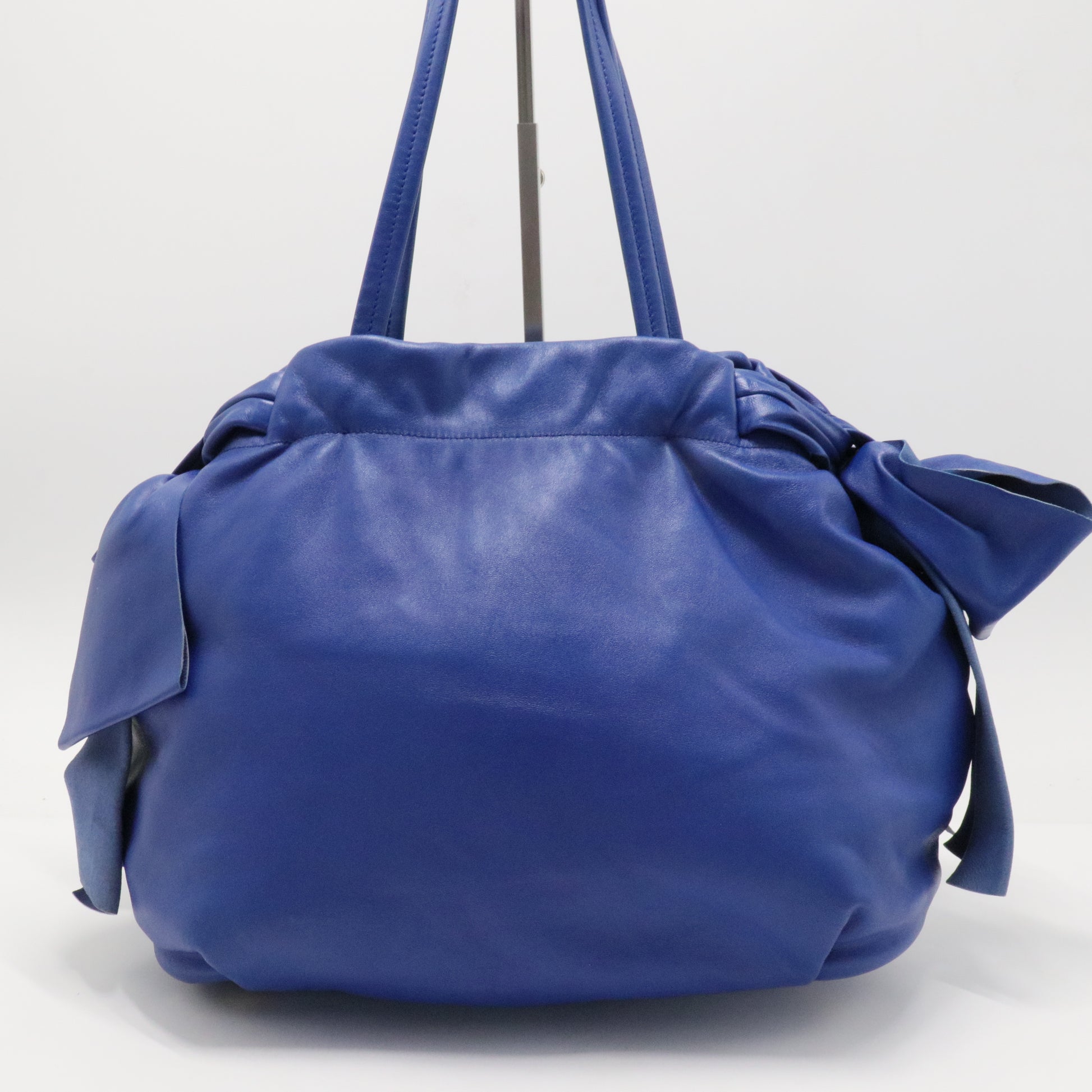 Convertible Bow Tie Shoulder Bag Tessuto