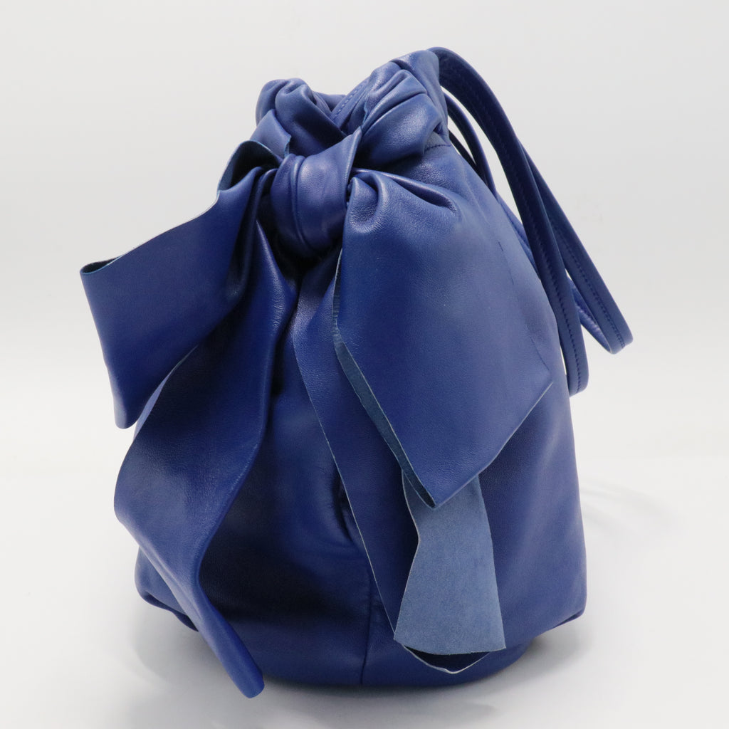 Convertible Bow Tie Shoulder Bag Tessuto