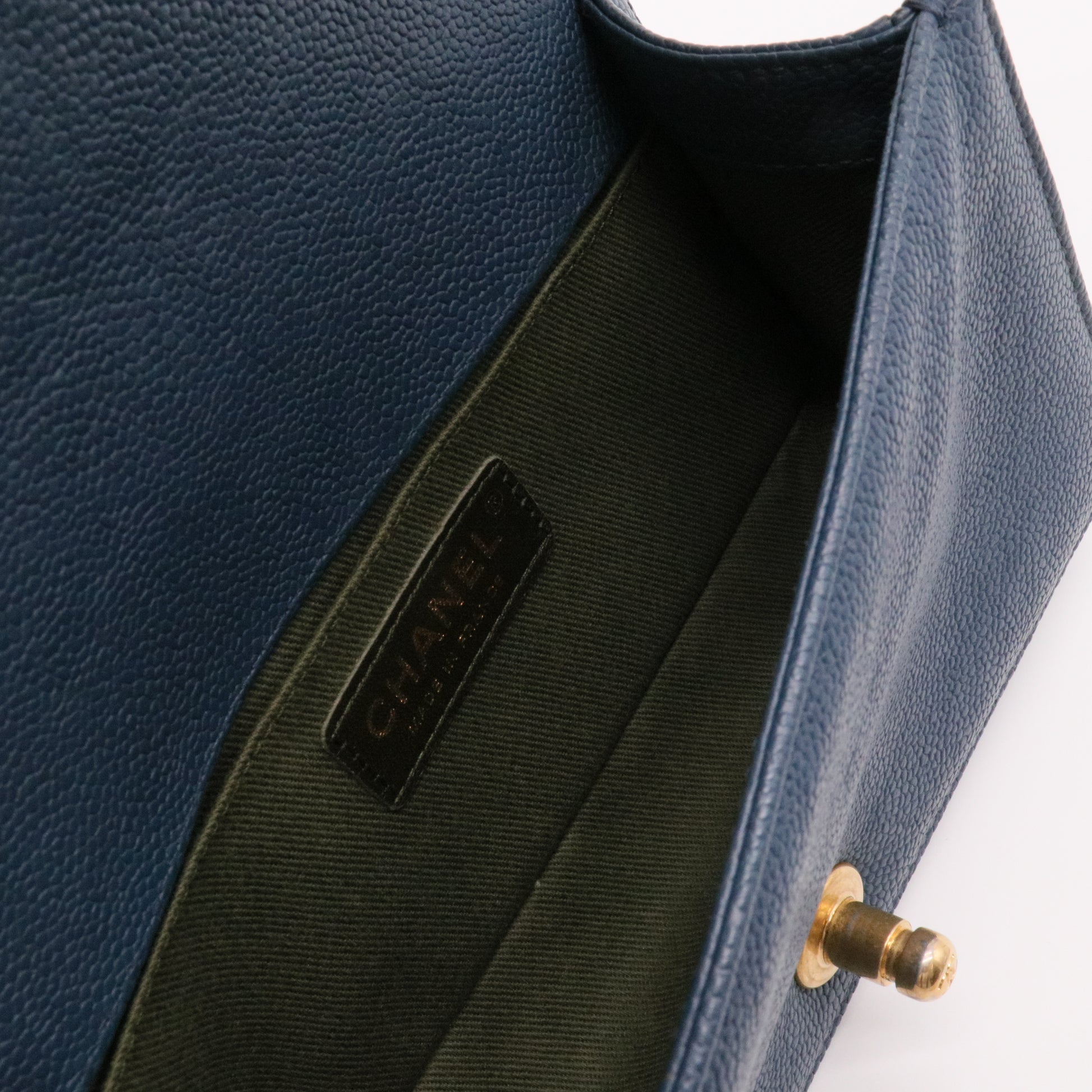 Boy Flap Bag Quilted Lambskin Old Medium