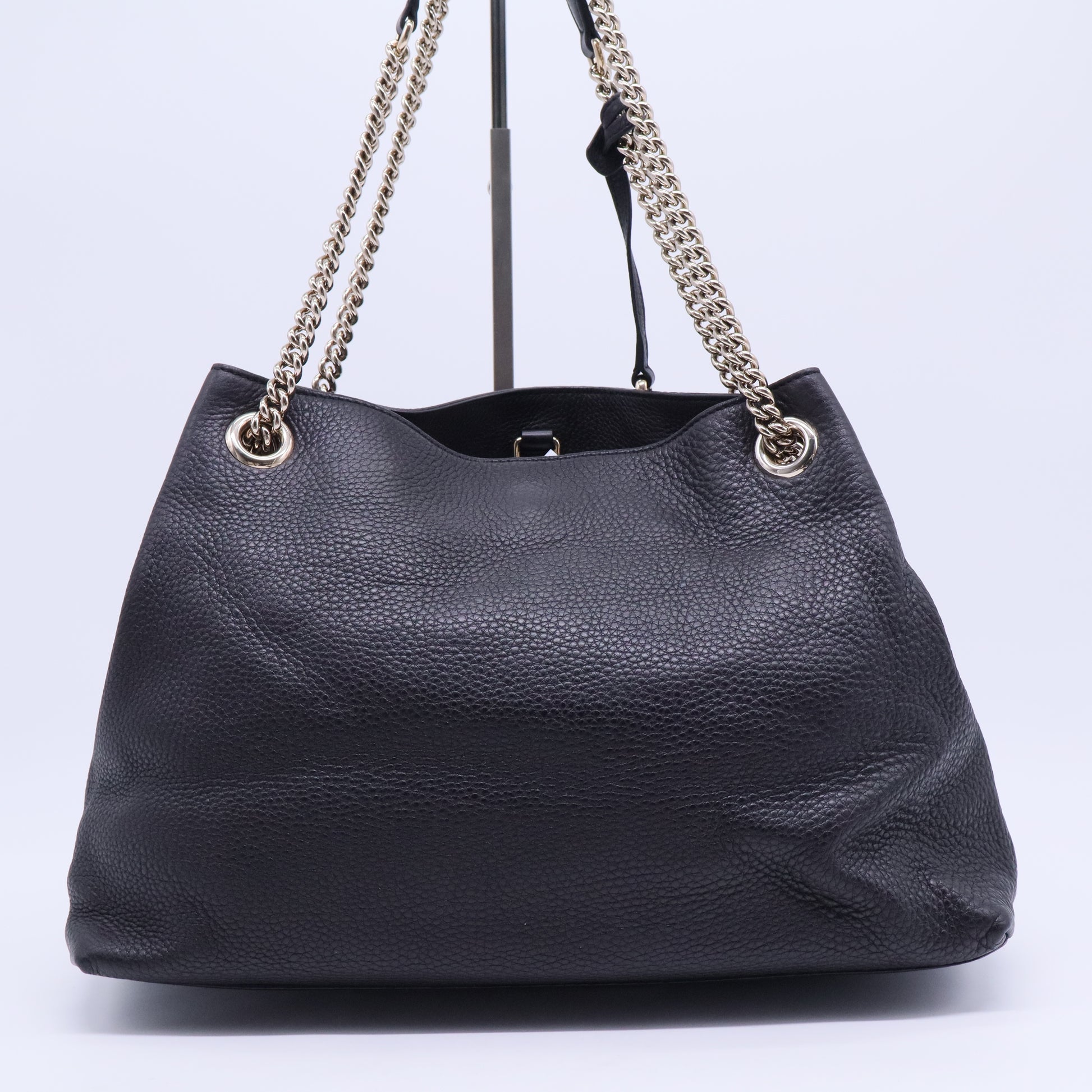 Gucci Soho Chain Strap Shoulder Bag Leather Medium twins b20209