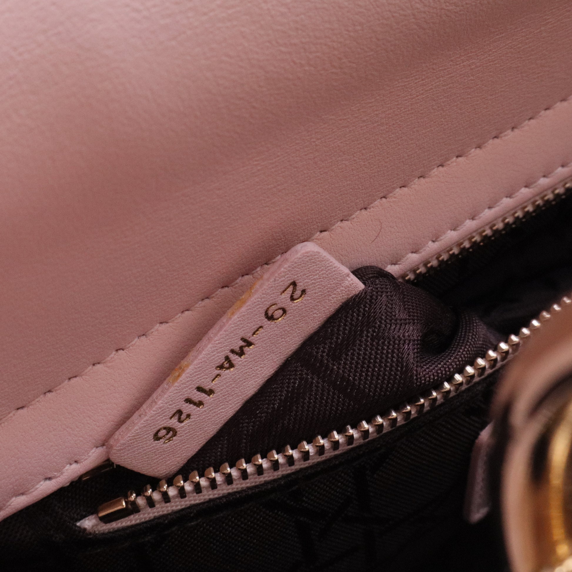 Lady Dior Light Pink Cannage Quilted Leather Mini Top Handle Bag